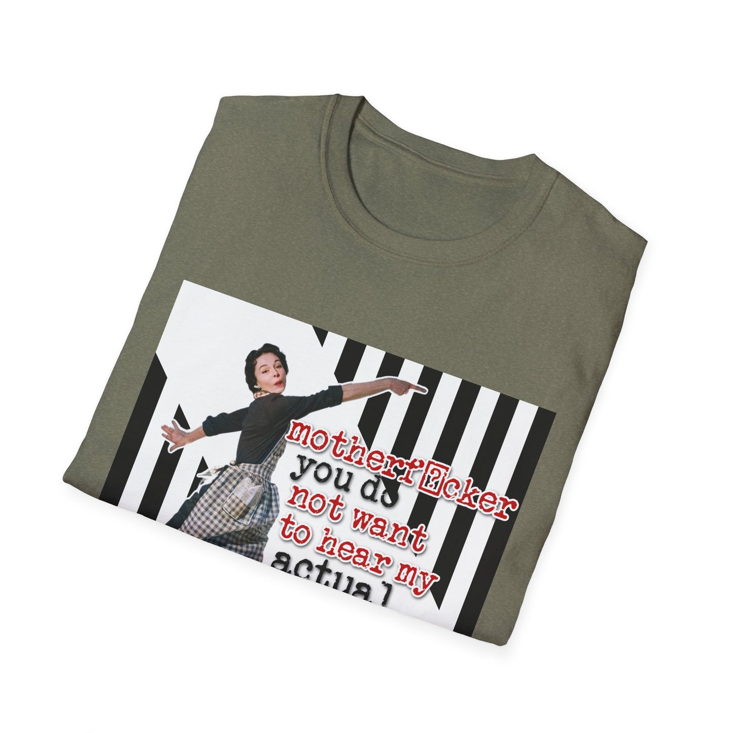'my ACTUAL opinion' - Retro Humor T-Shirt -