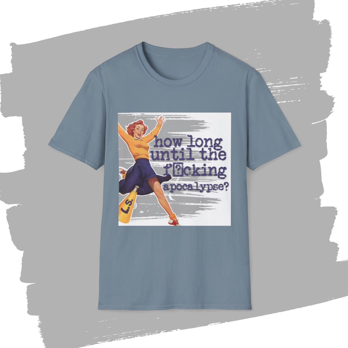 "How long?" - Retro Humor T-Shirt -