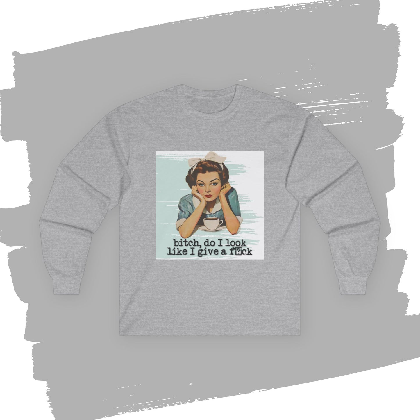 'do I look like' - Funny Retro Long Sleeve Tee -