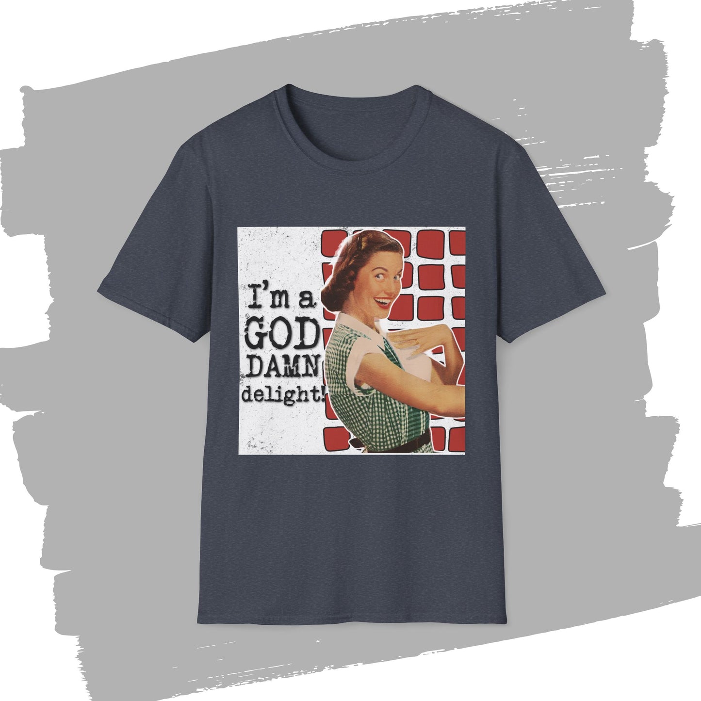 "GD delight" - Retro Humor T-Shirt -