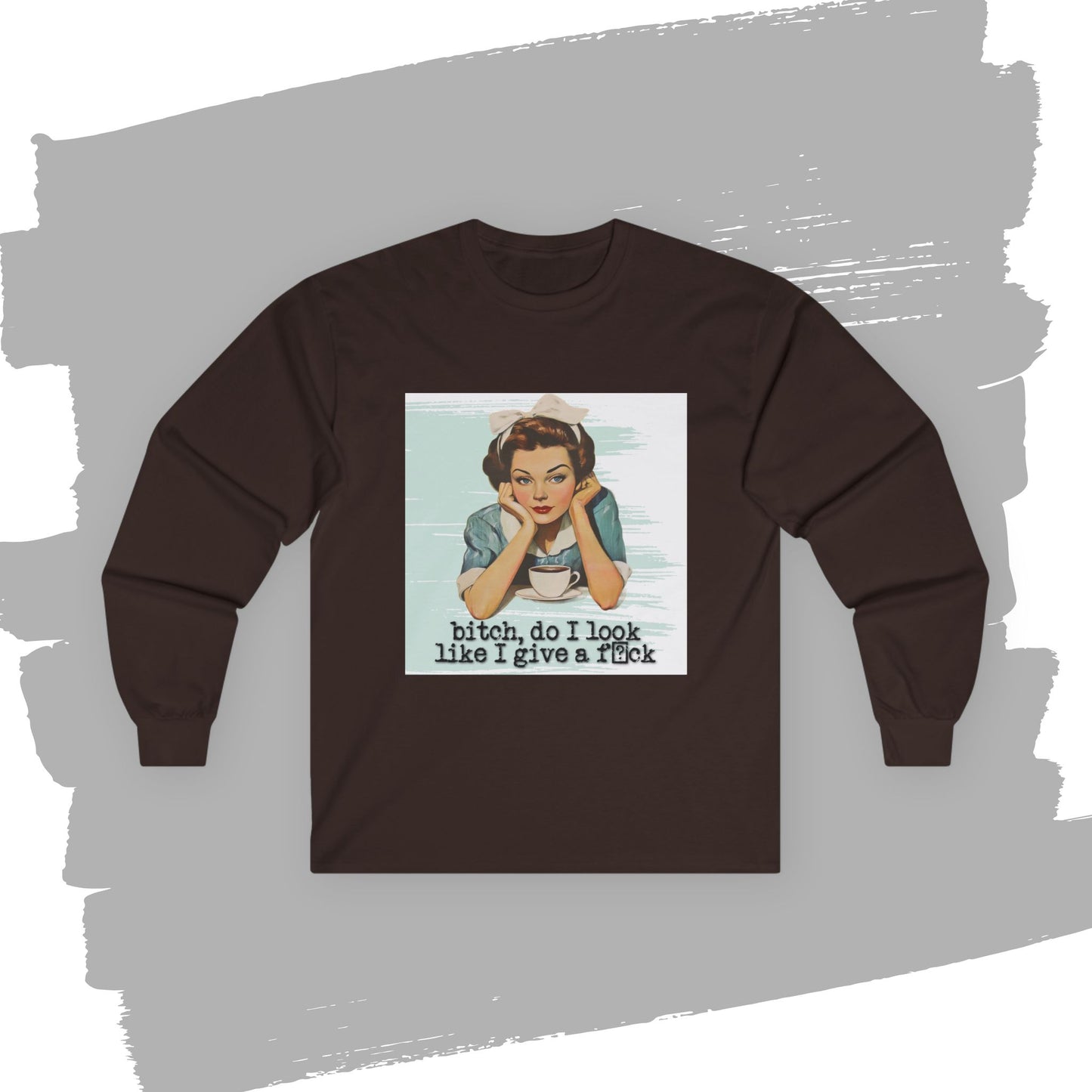 'do I look like' - Funny Retro Long Sleeve Tee -
