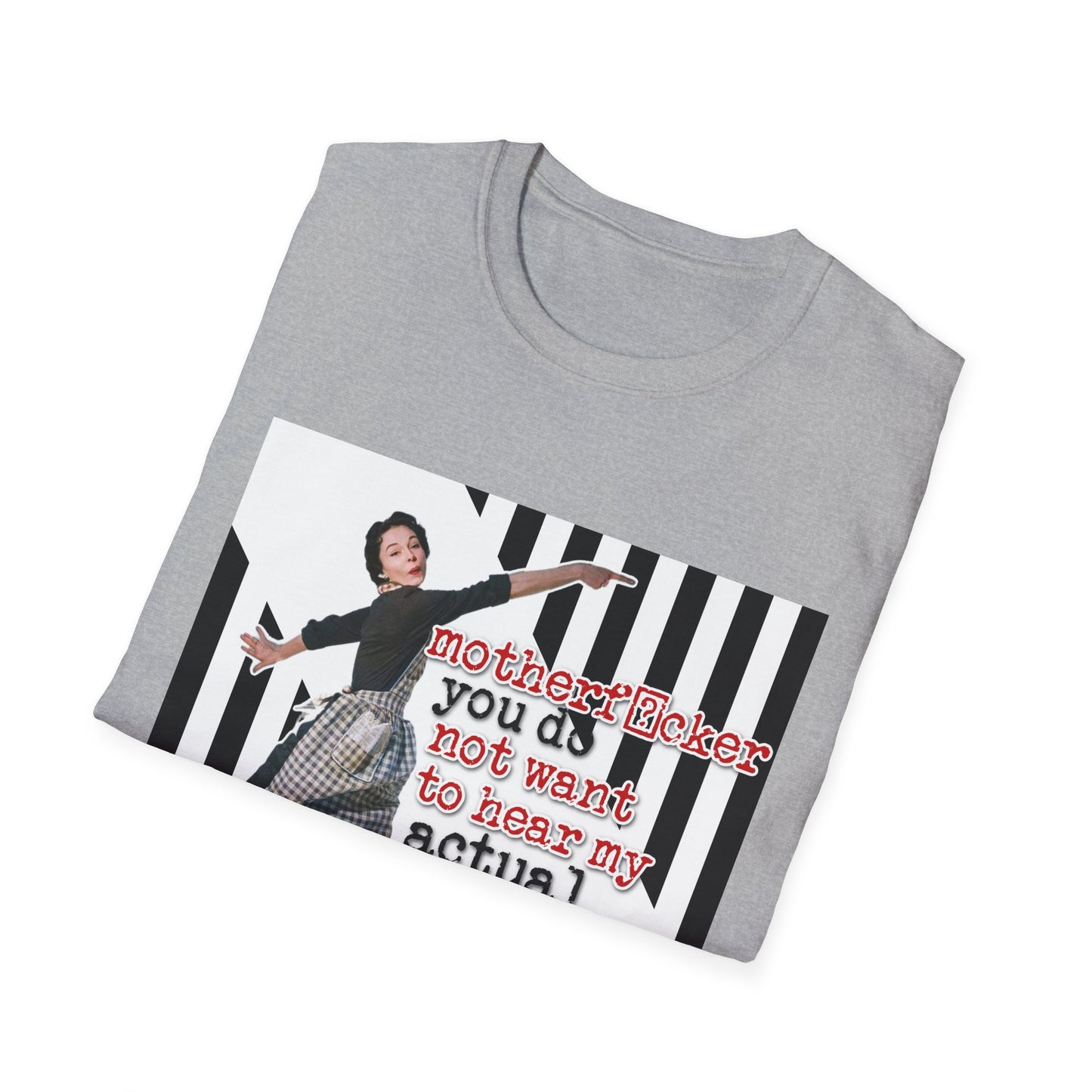 'my ACTUAL opinion' - Retro Humor T-Shirt -