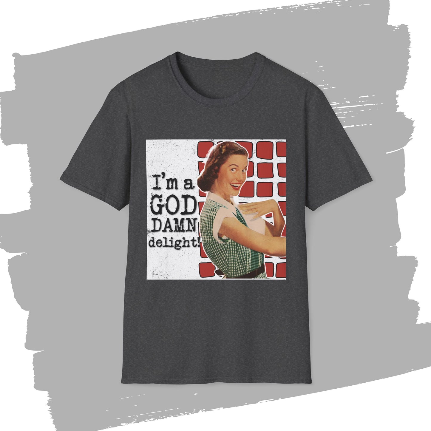 "GD delight" - Retro Humor T-Shirt -