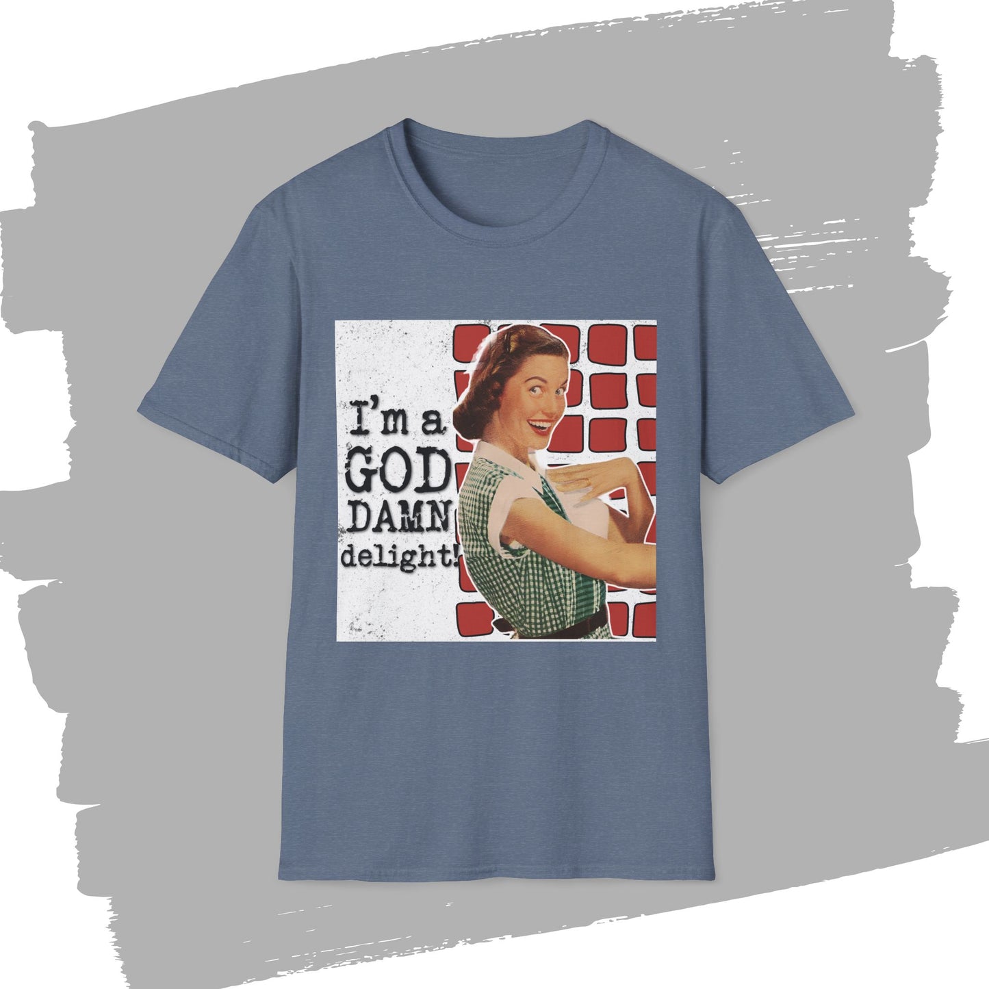 "GD delight" - Retro Humor T-Shirt -