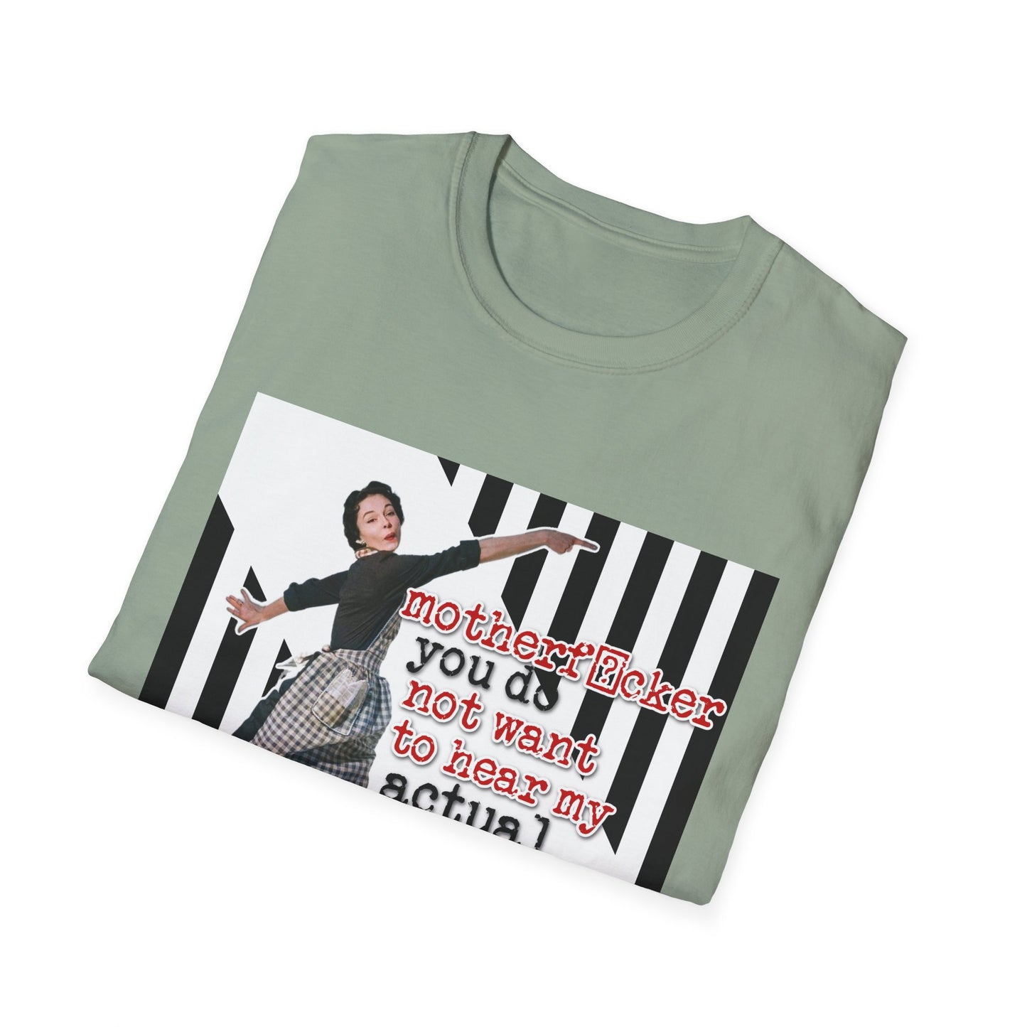'my ACTUAL opinion' - Retro Humor T-Shirt -