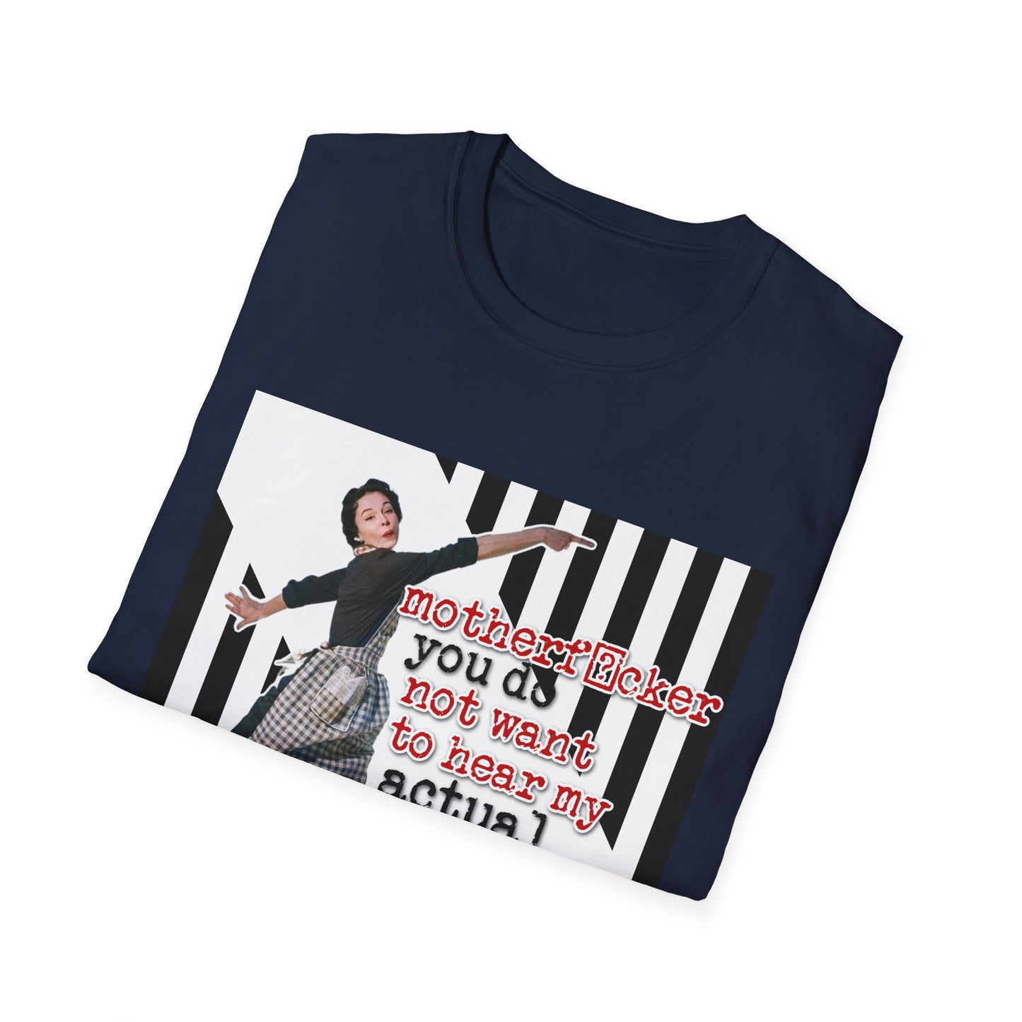 'my ACTUAL opinion' - Retro Humor T-Shirt -
