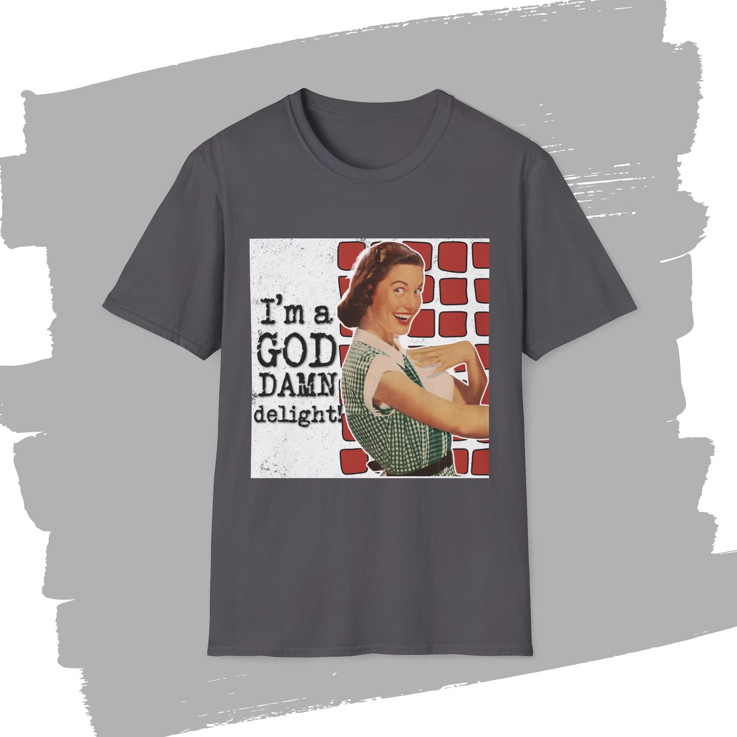 "GD delight" - Retro Humor T-Shirt -