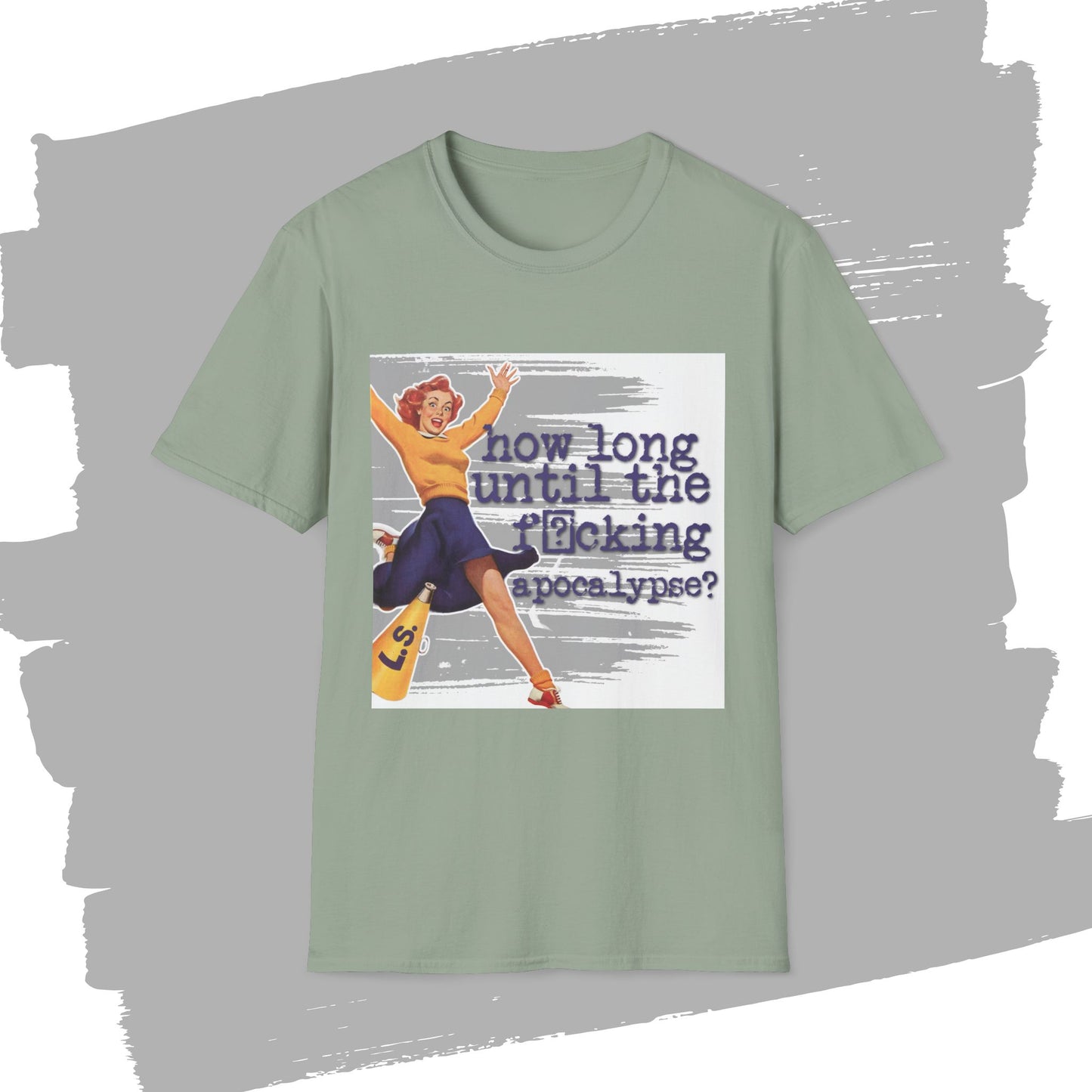 "How long?" - Retro Humor T-Shirt -