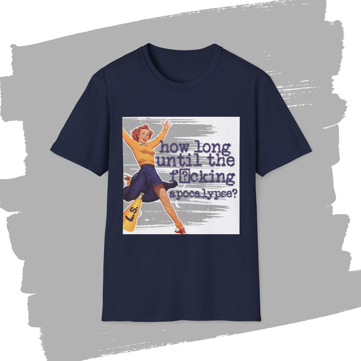 "How long?" - Retro Humor T-Shirt -