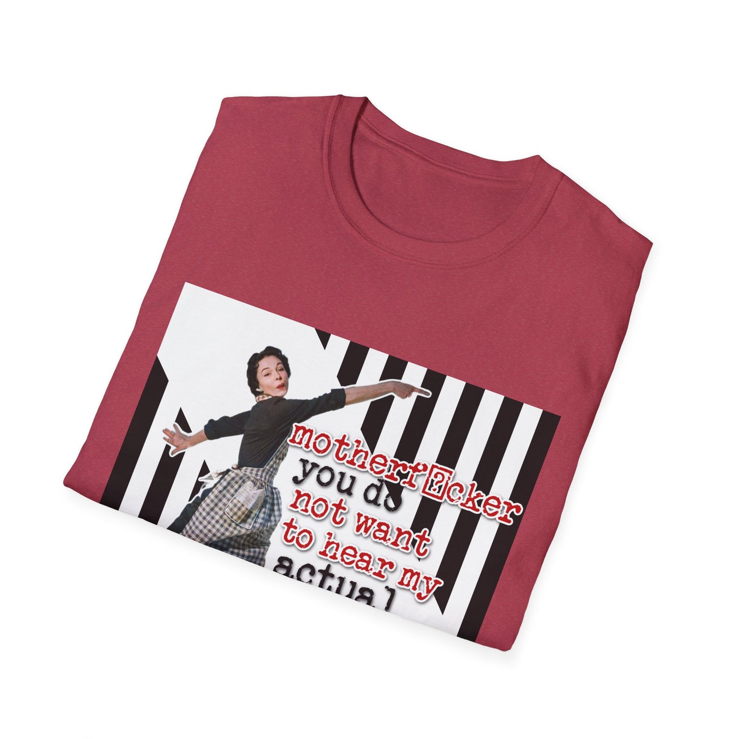 'my ACTUAL opinion' - Retro Humor T-Shirt -