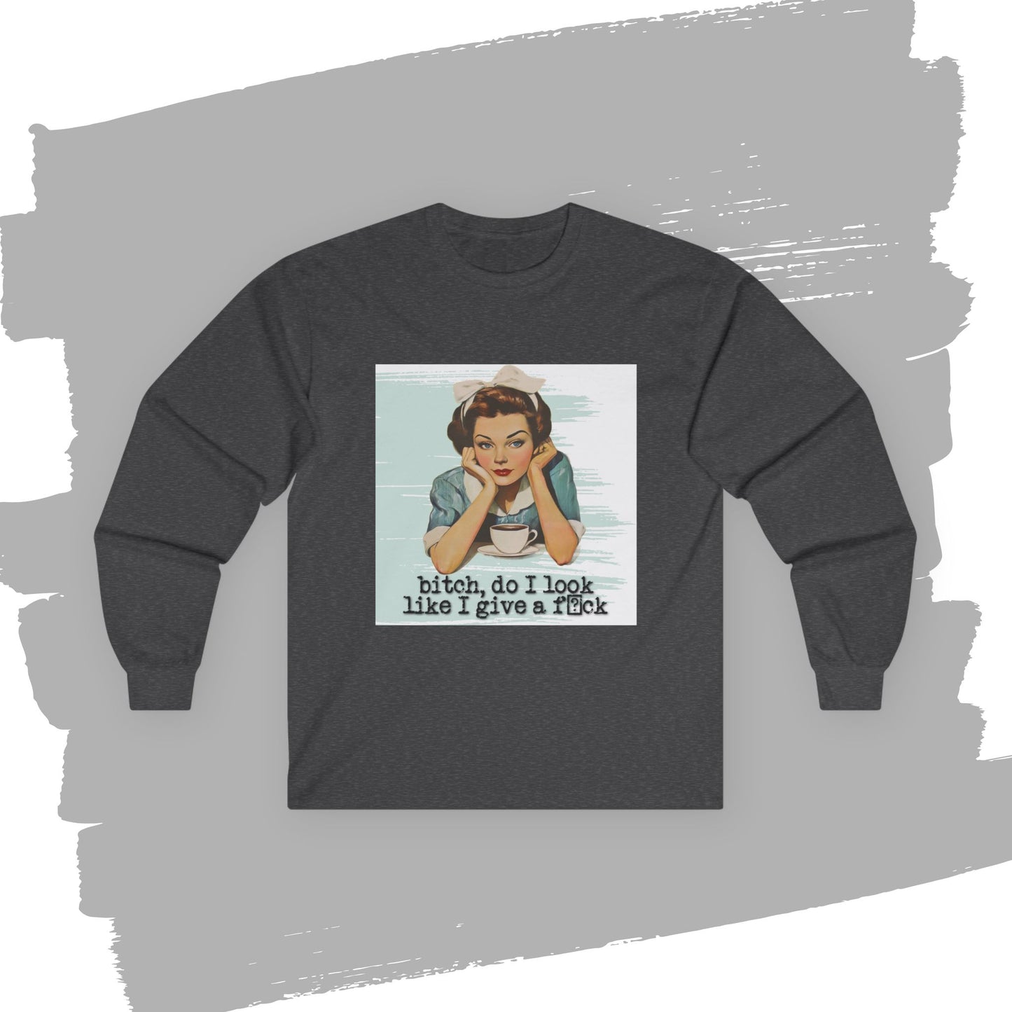 'do I look like' - Funny Retro Long Sleeve Tee -