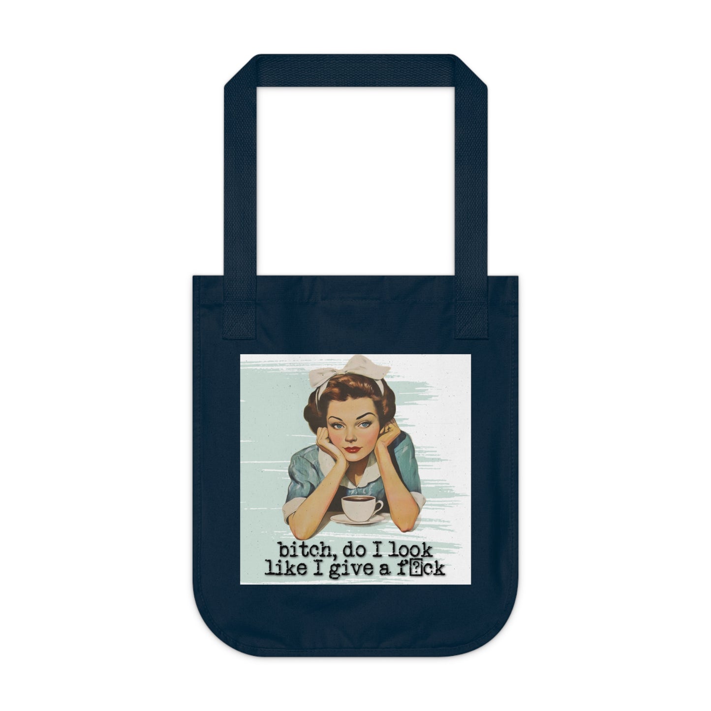 'Do I look like' - Vintage-Inspired Organic Canvas Tote Bag