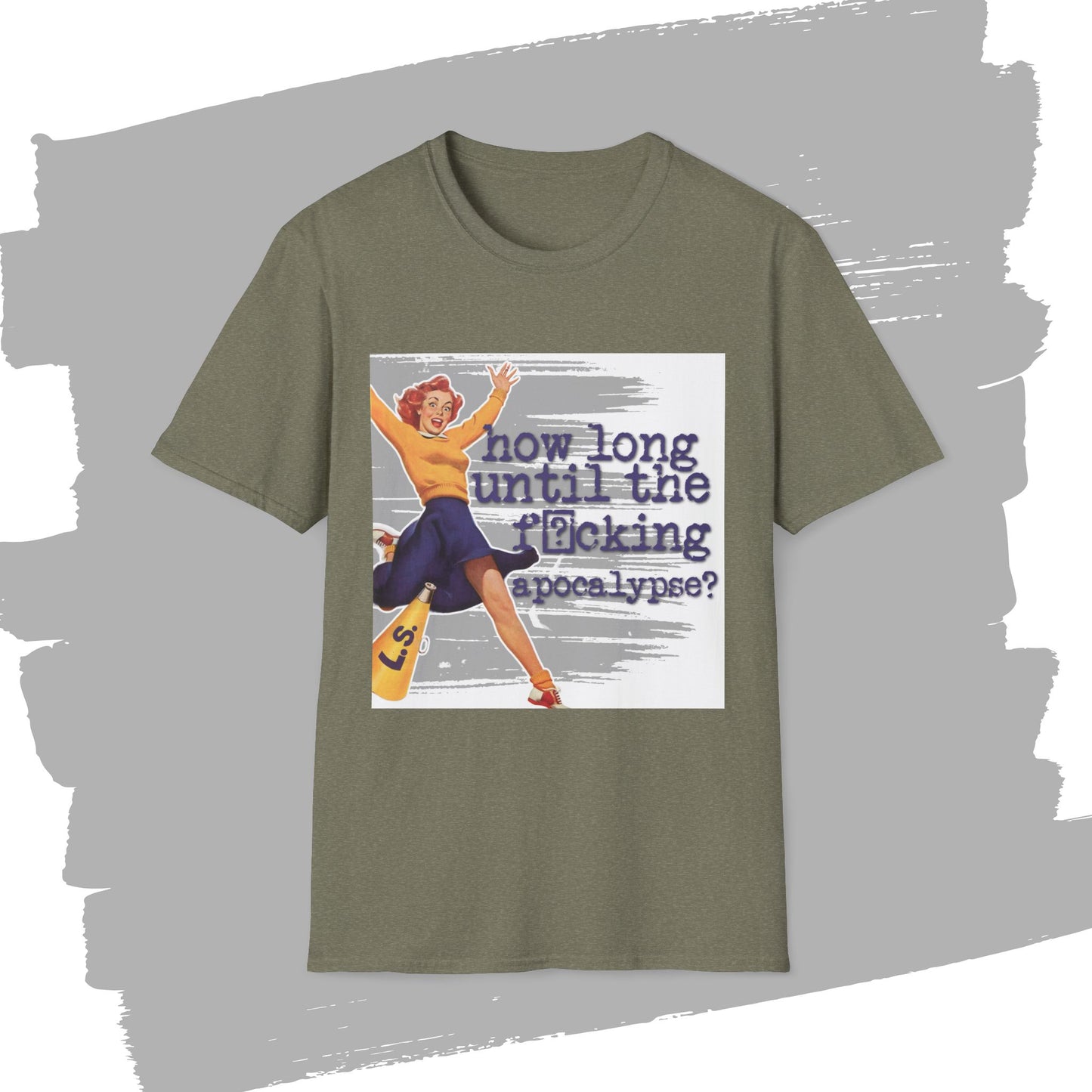 "How long?" - Retro Humor T-Shirt -