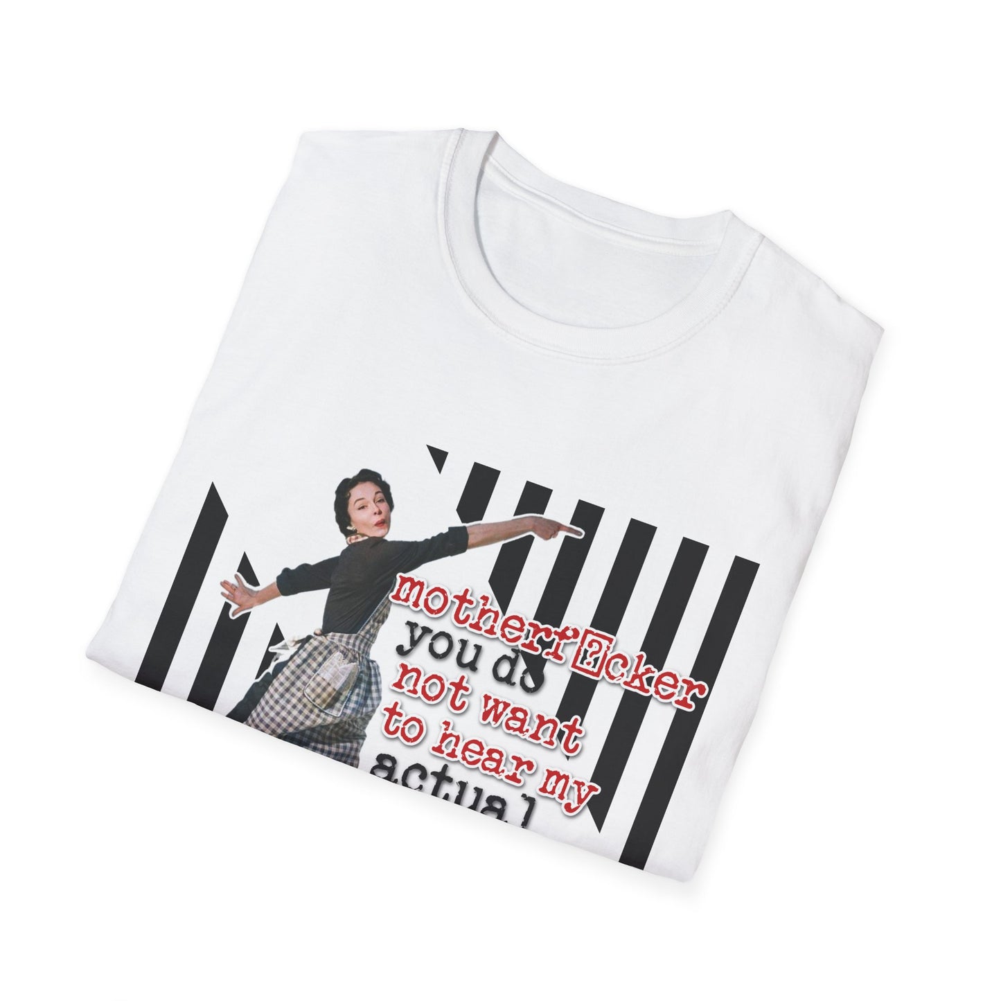 'my ACTUAL opinion' - Retro Humor T-Shirt -