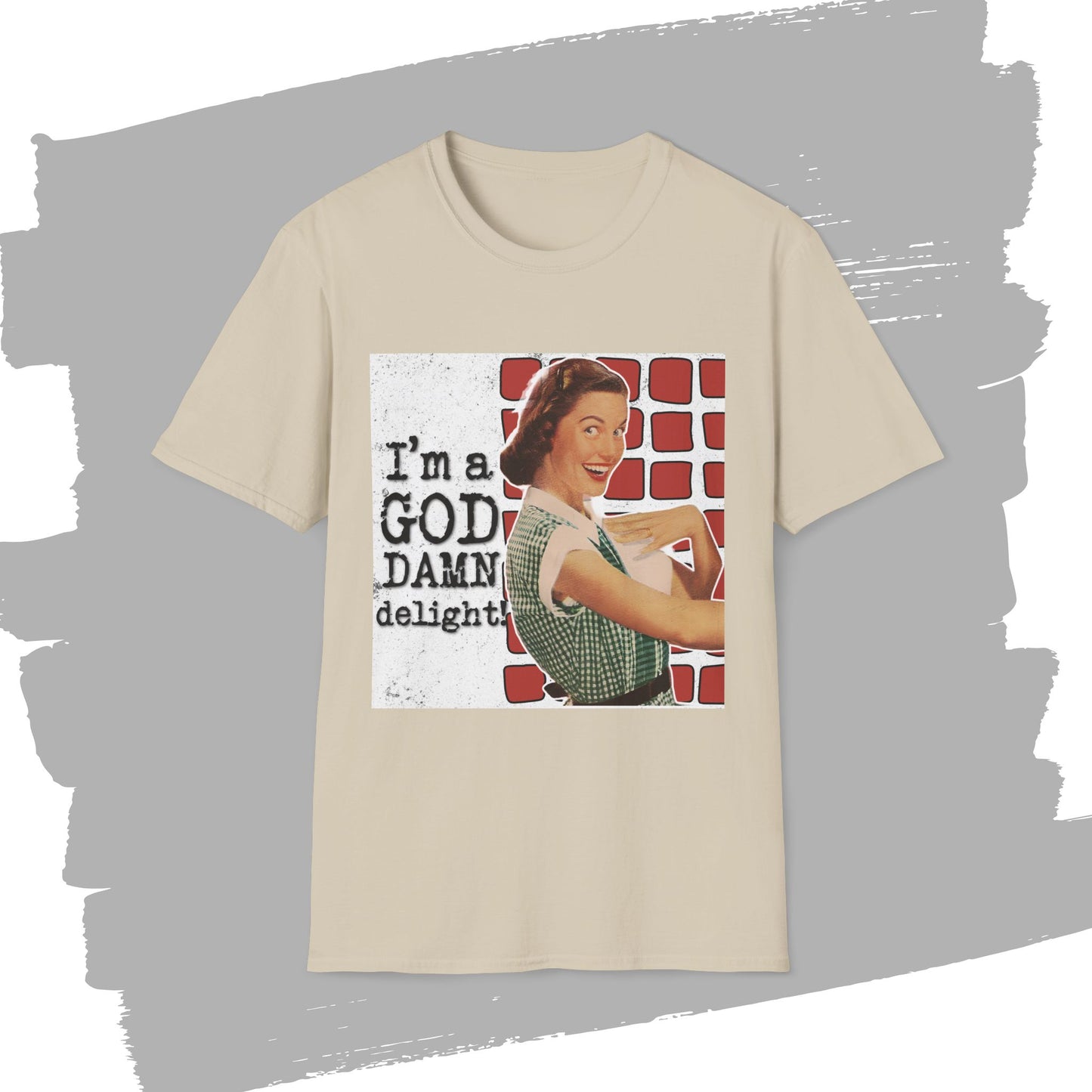 "GD delight" - Retro Humor T-Shirt -