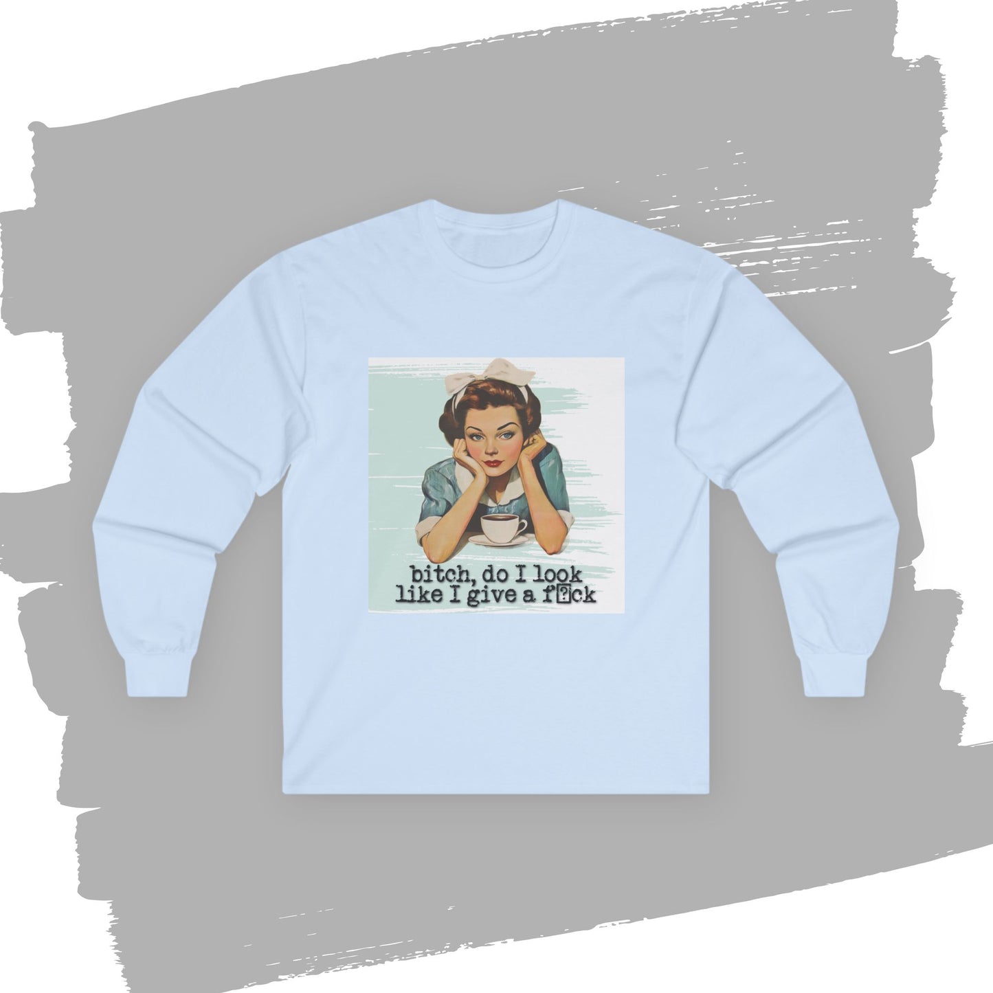 'do I look like' - Funny Retro Long Sleeve Tee -