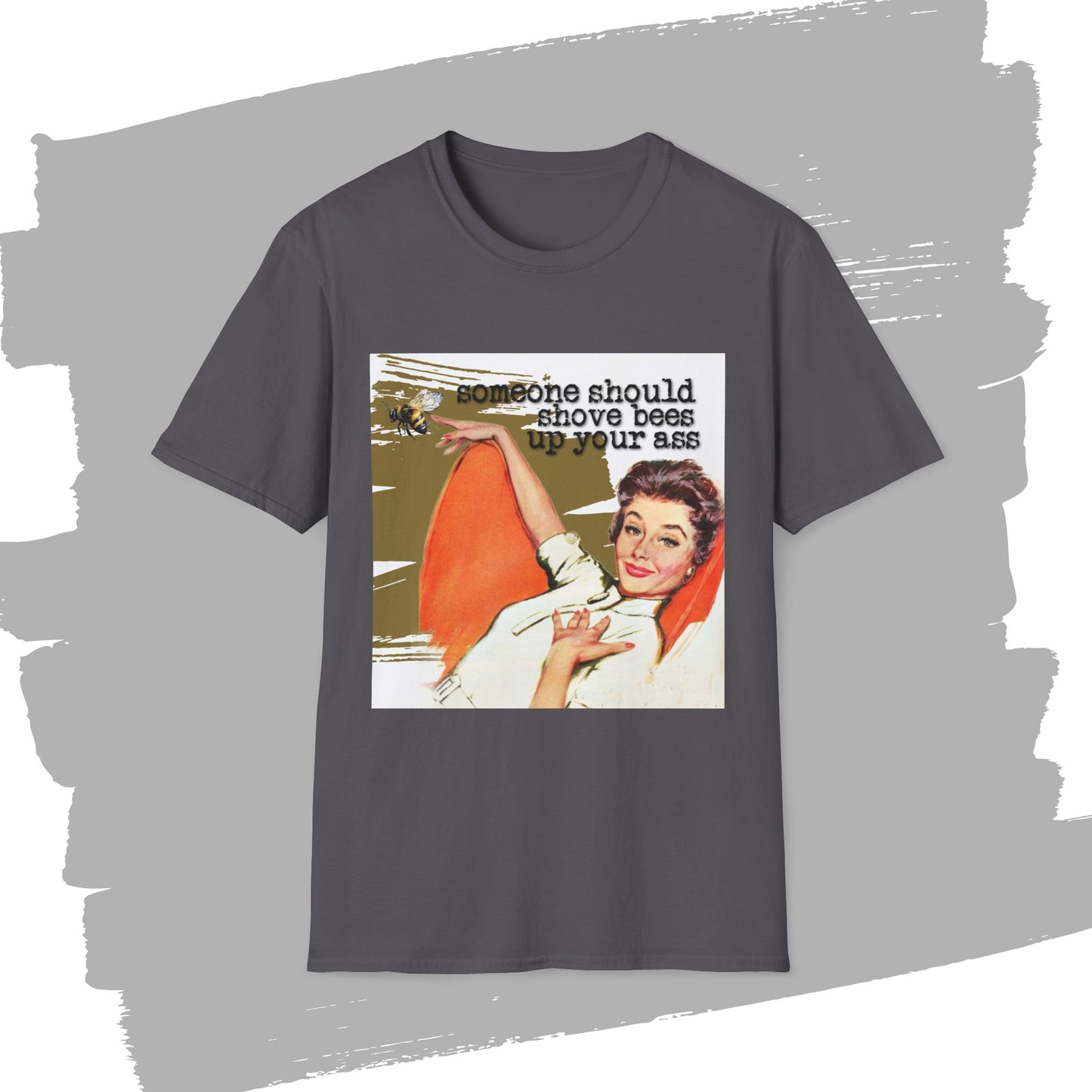 "Someone Should BEES" - Retro Humor T-Shirt -