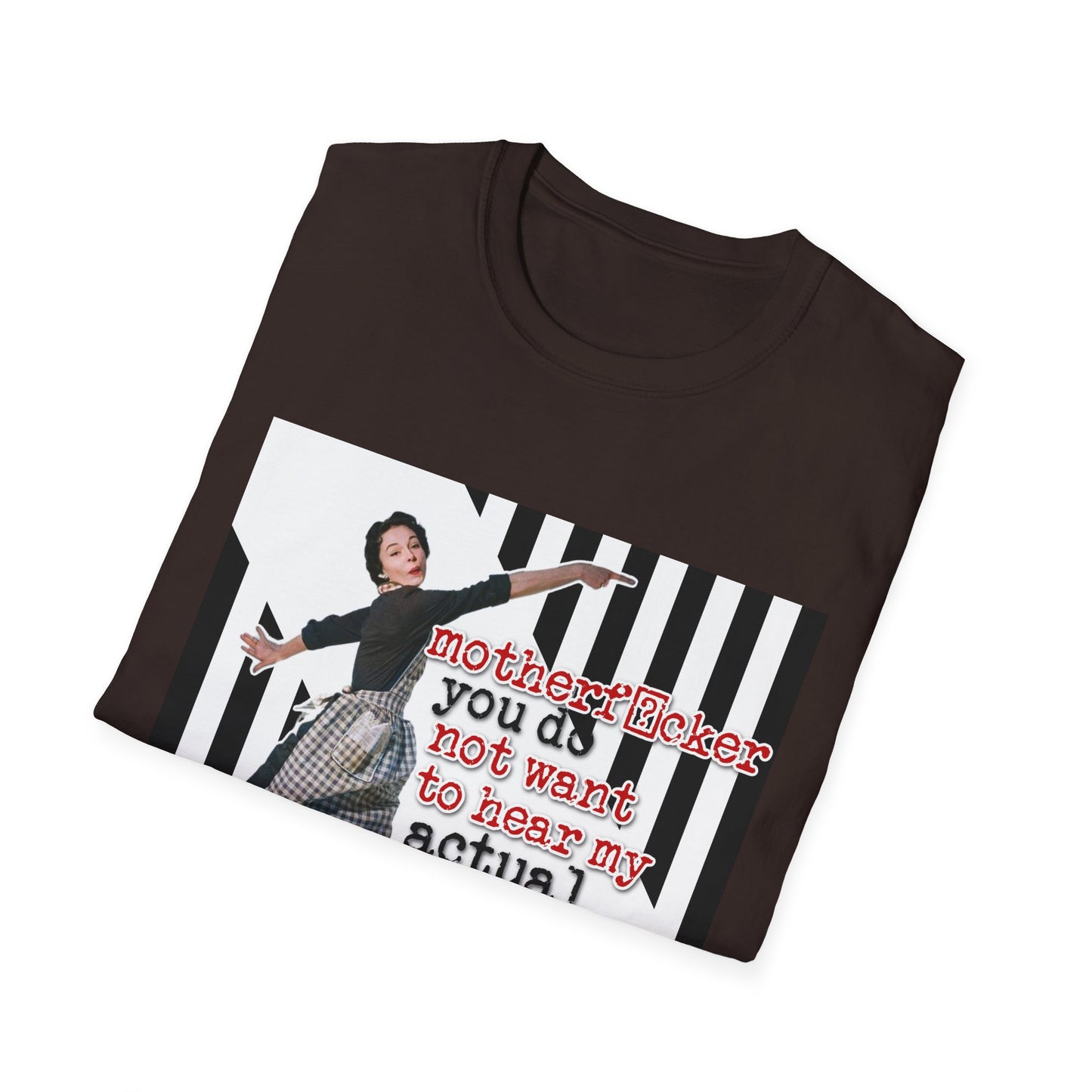 'my ACTUAL opinion' - Retro Humor T-Shirt -