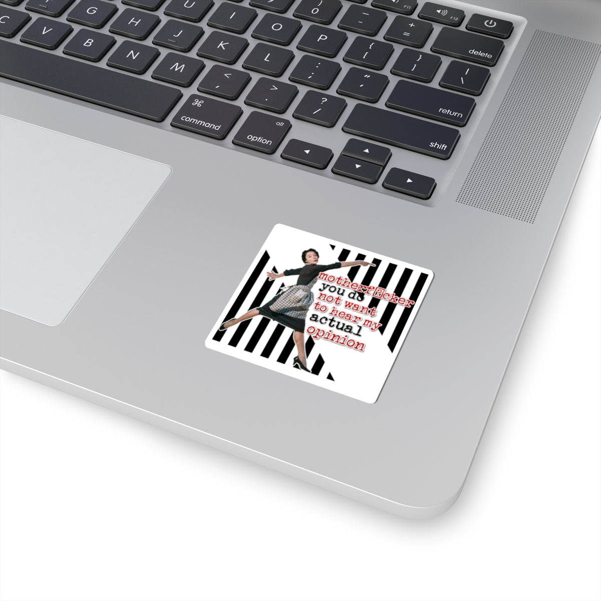 'my ACTUAL opinion' - Vintage Vibe Kiss-Cut Stickers
