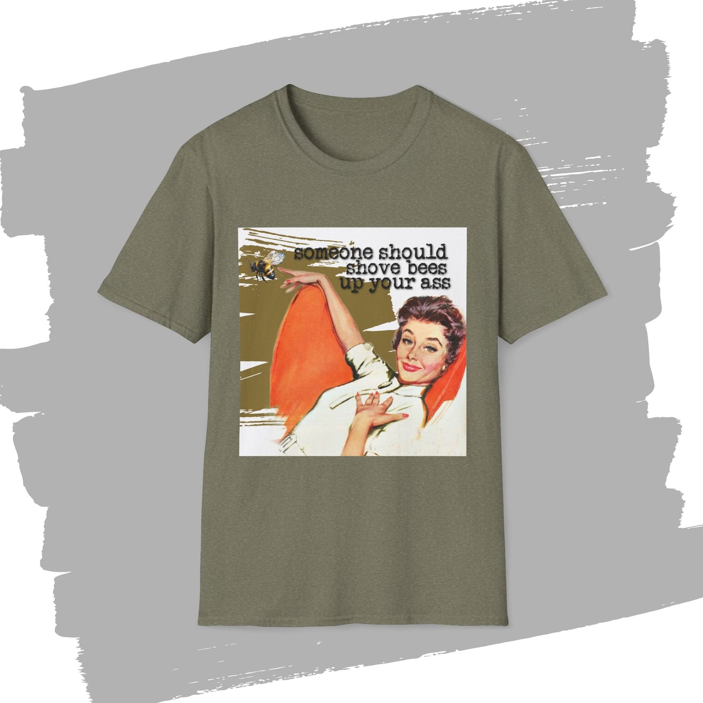 "Someone Should BEES" - Retro Humor T-Shirt -