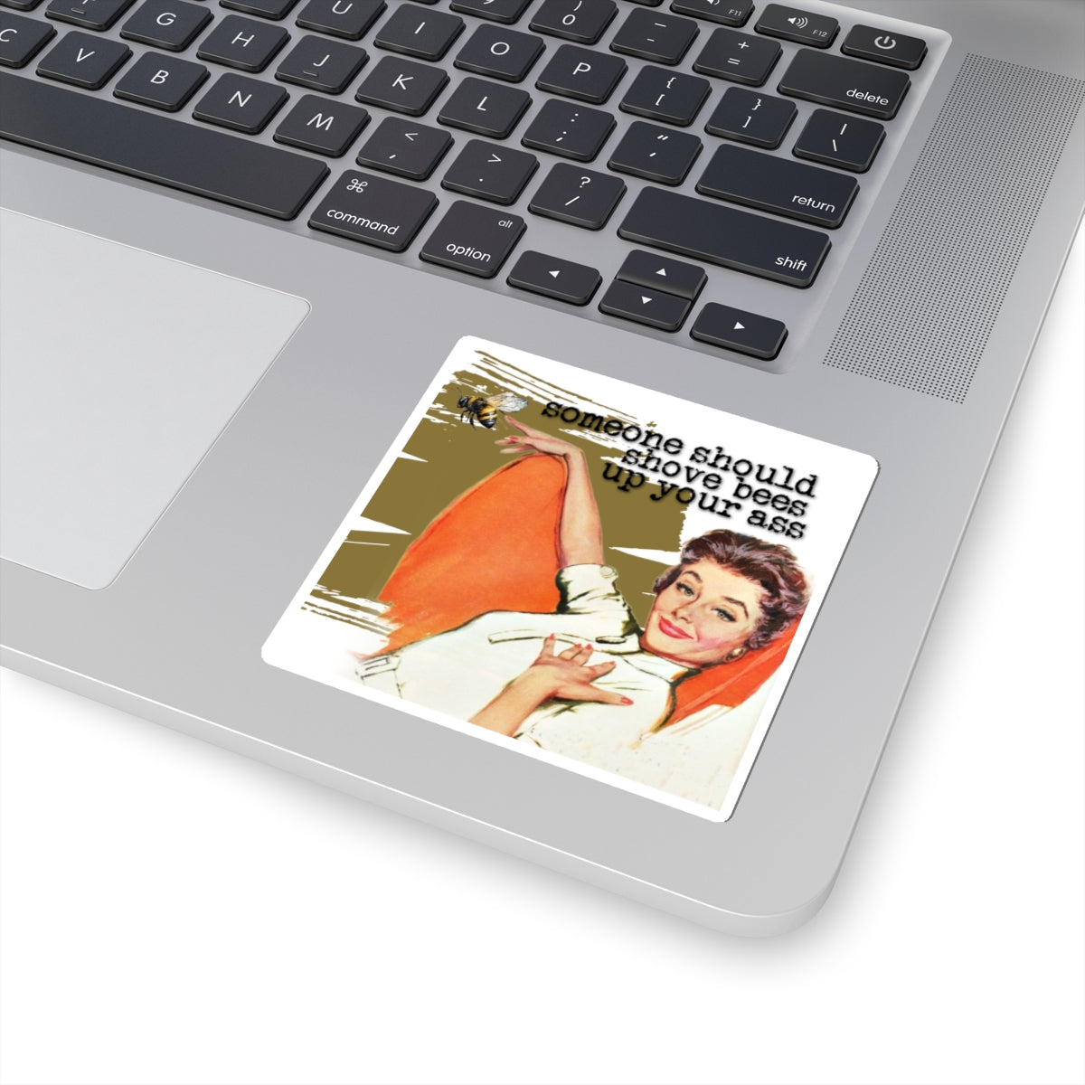 'Someone Should put Bees' - Vintage Vibe Kiss-Cut Stickers -