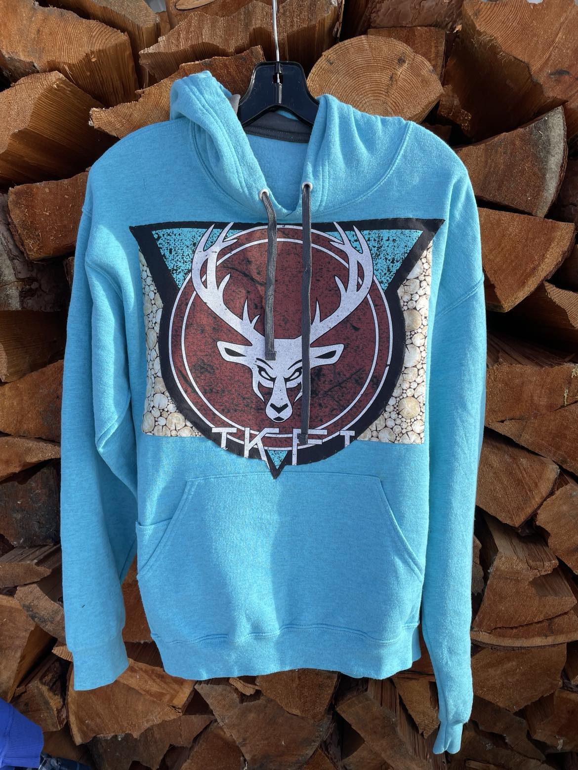 Turquoise Buck HOODIE