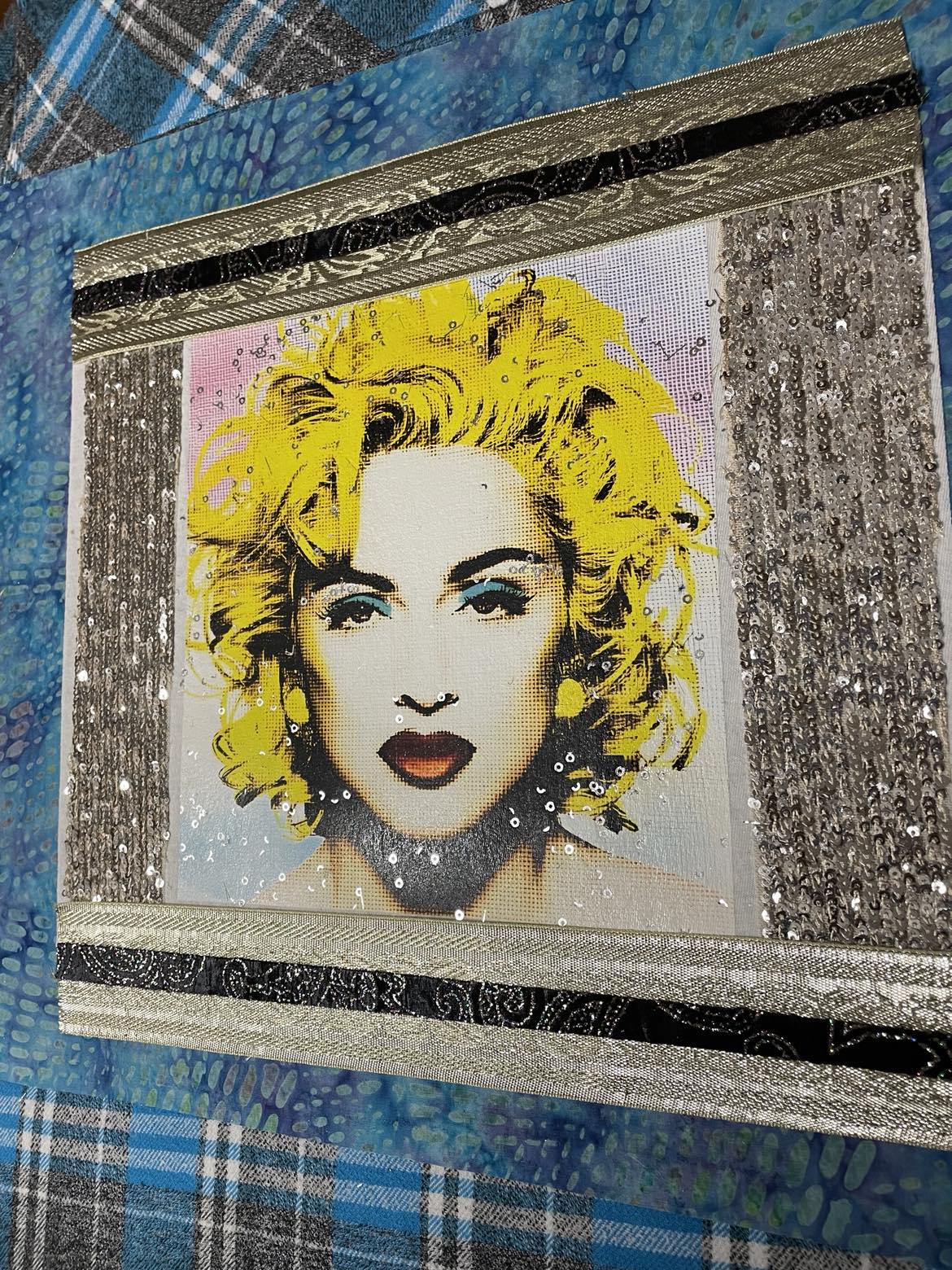Material Girl in a Mad World – Madonna Sparkle Flannel