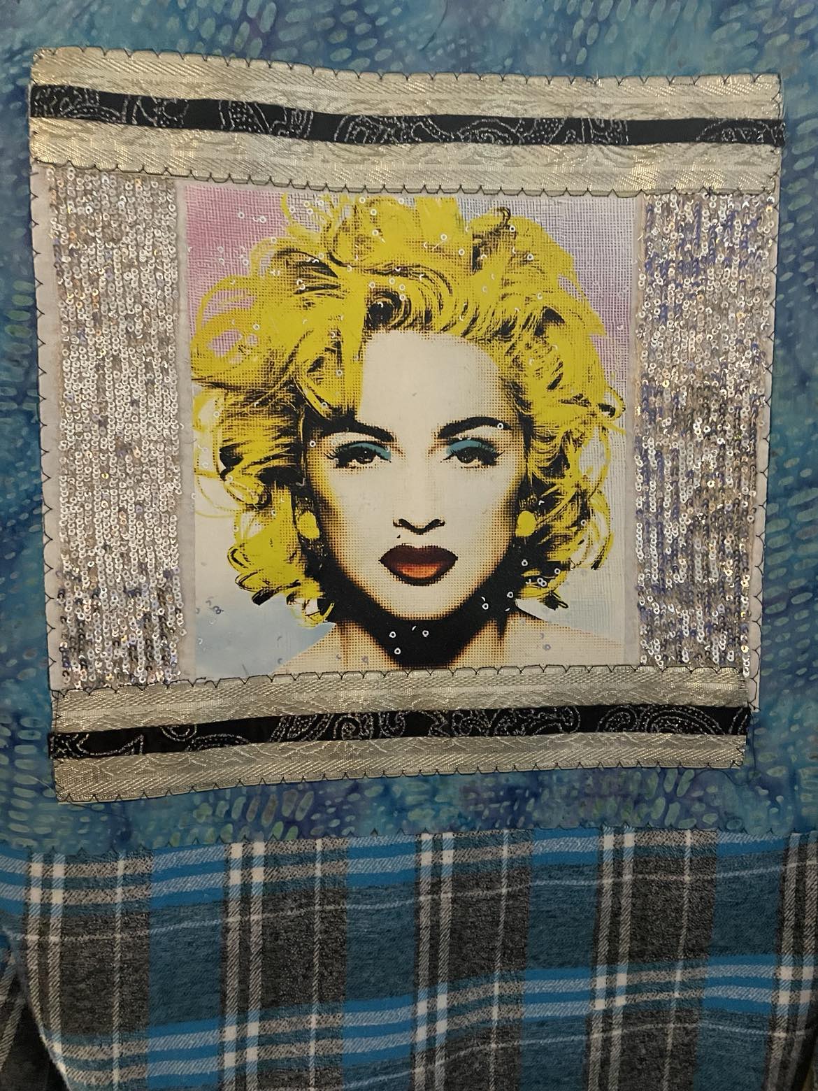 Material Girl in a Mad World – Madonna Sparkle Flannel