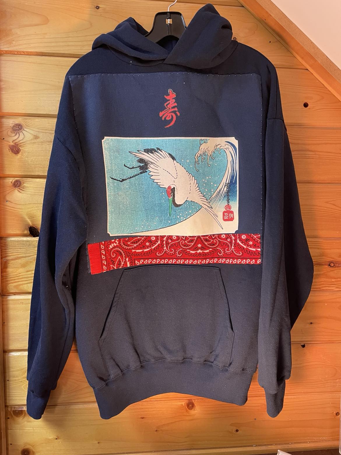 Japanese crane: HOODIE