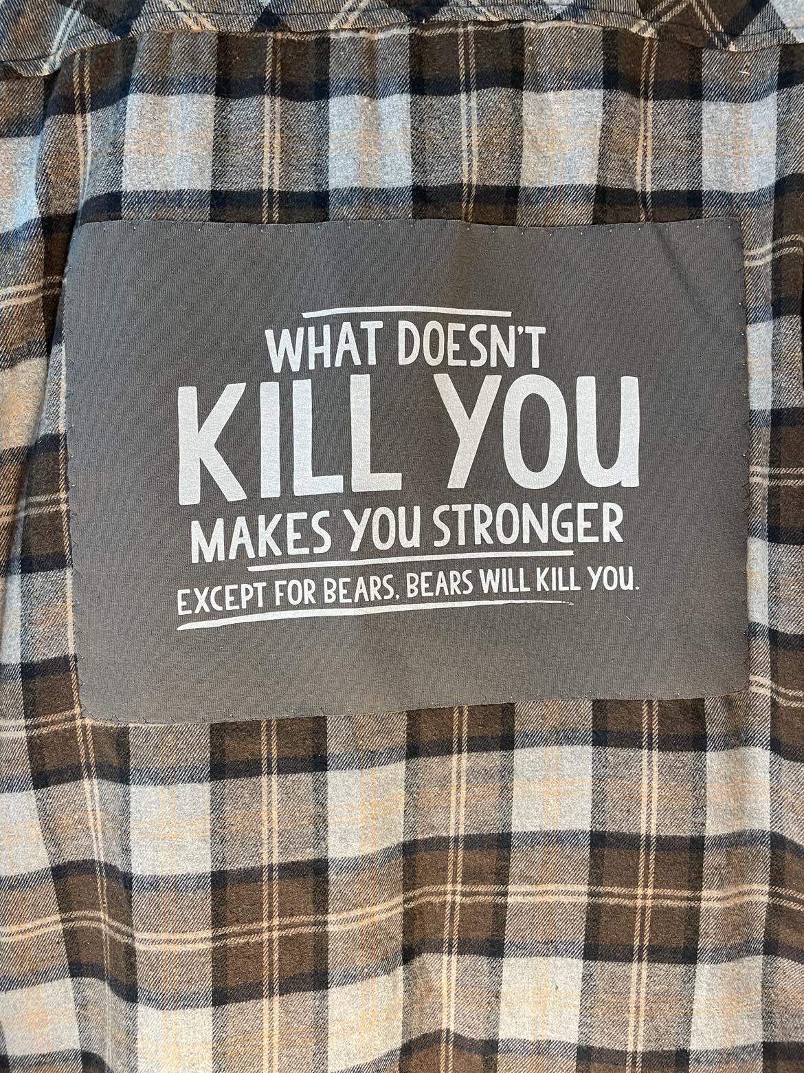 Bearly Surviving – Flannel for the Cautiously Brave