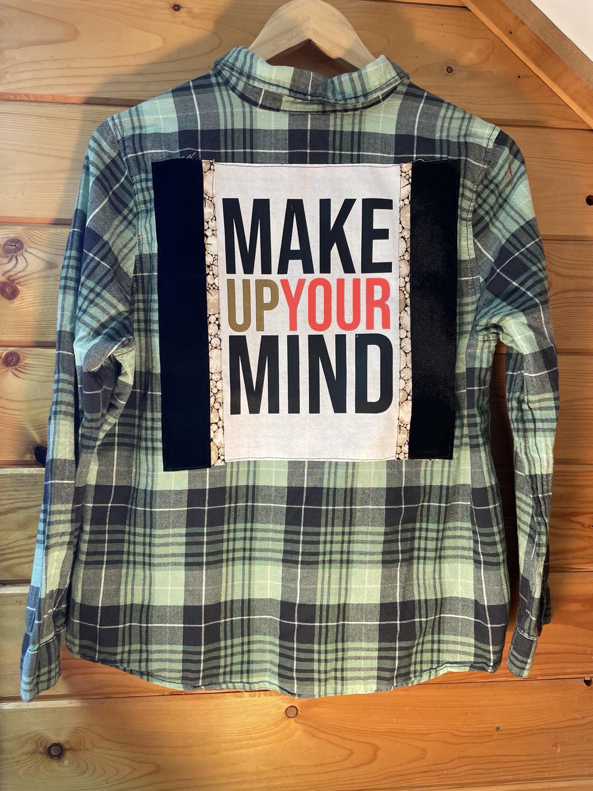 🎶 “Make Up Your Mind” Upcycled Flannel