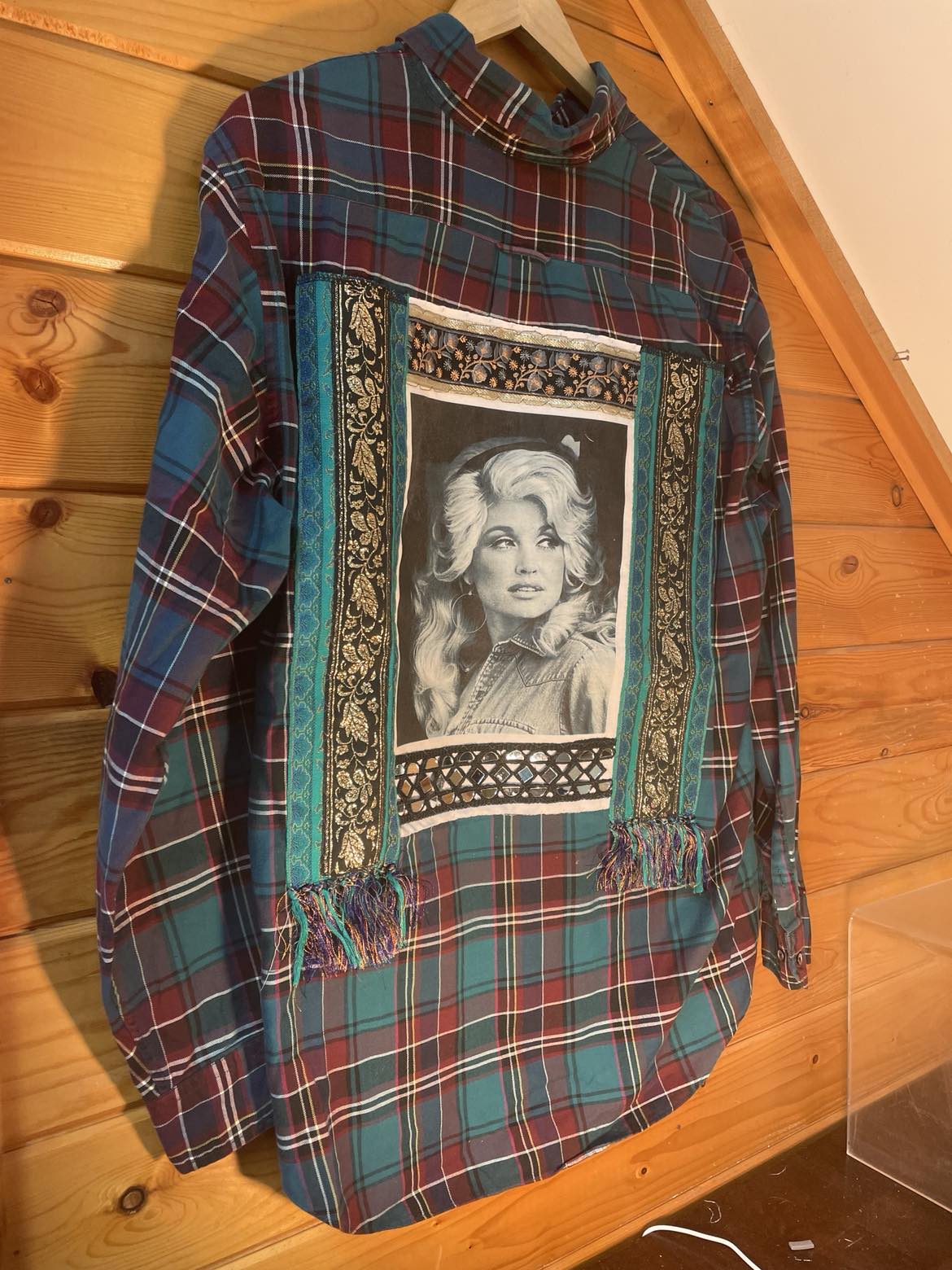 9 to 5 and Unbothered” Dolly Flannel