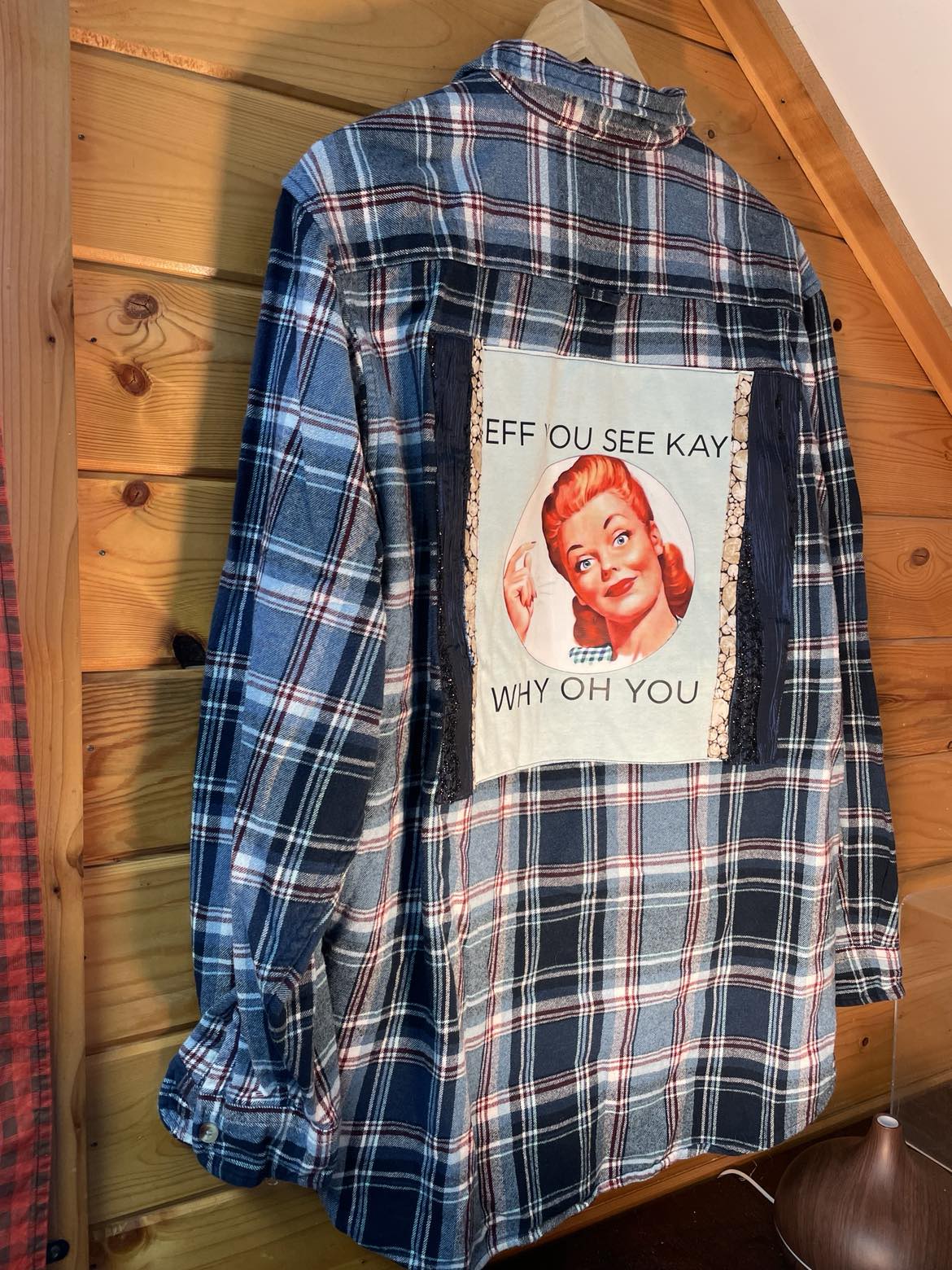 Eff You See Kay Vintage Flannel – Aunt Jane’s Official Uniform