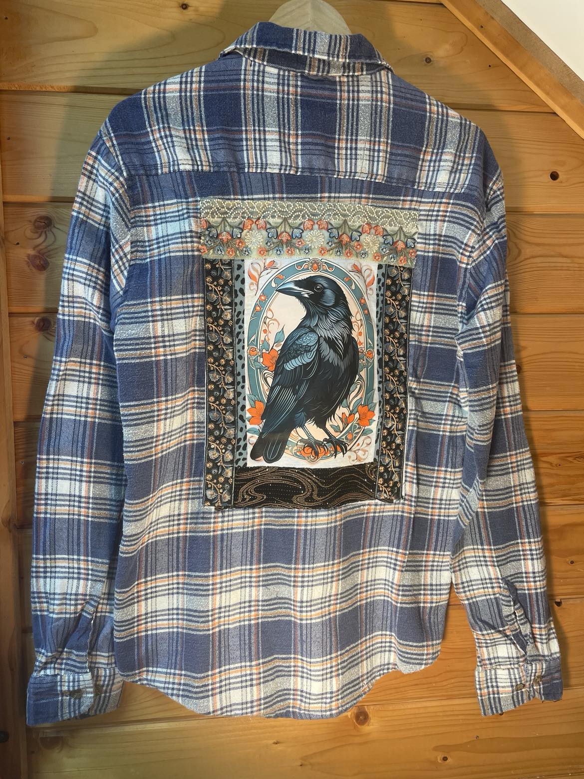🖤 “Witchy Bird Watching Flannel