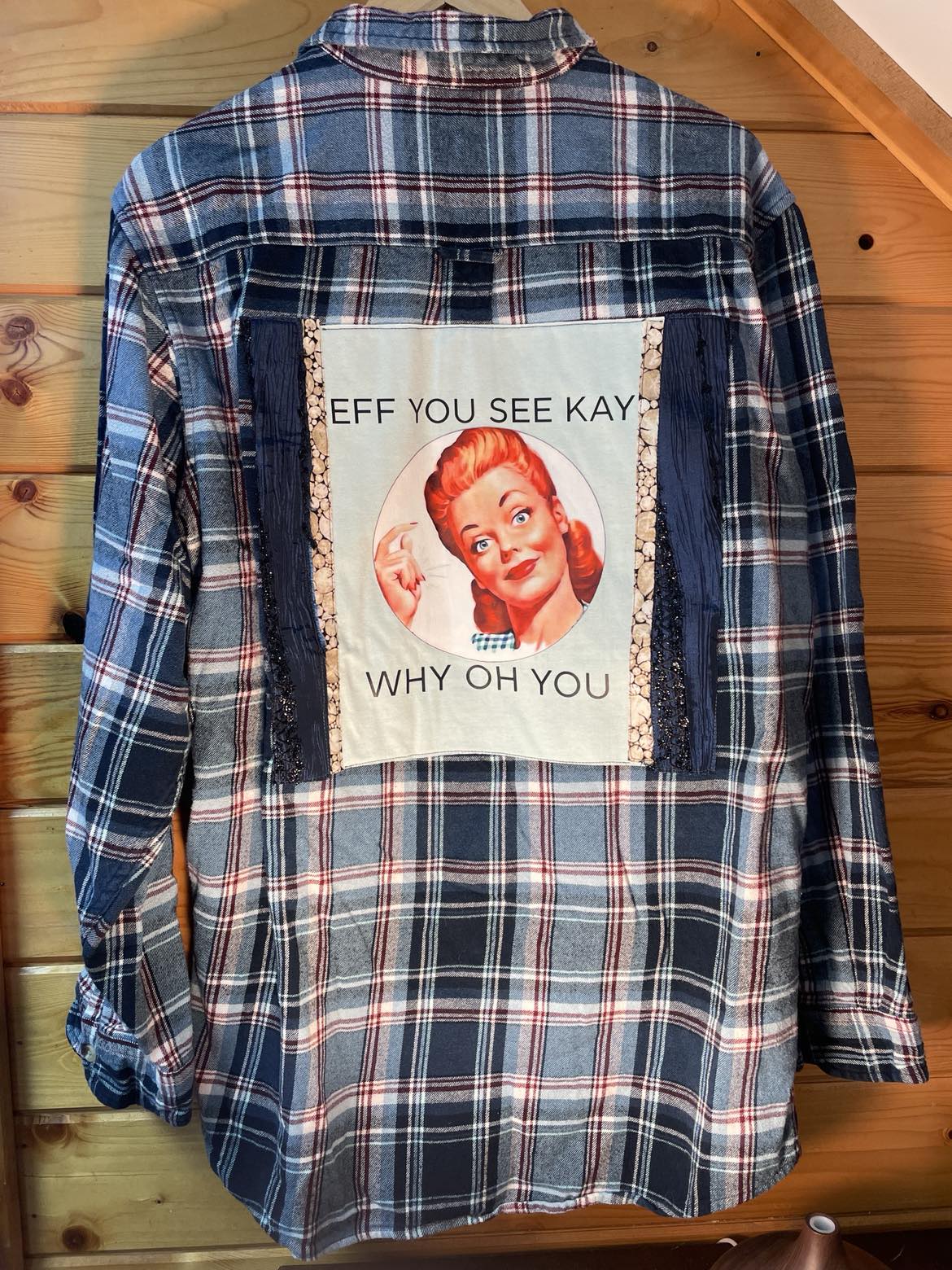 Eff You See Kay Vintage Flannel – Aunt Jane’s Official Uniform