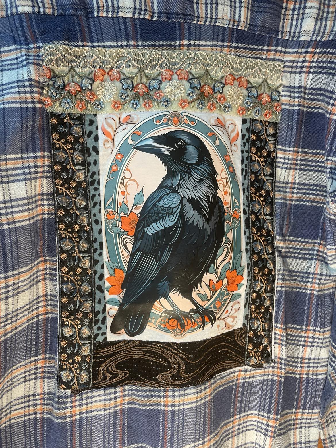 🖤 “Witchy Bird Watching Flannel