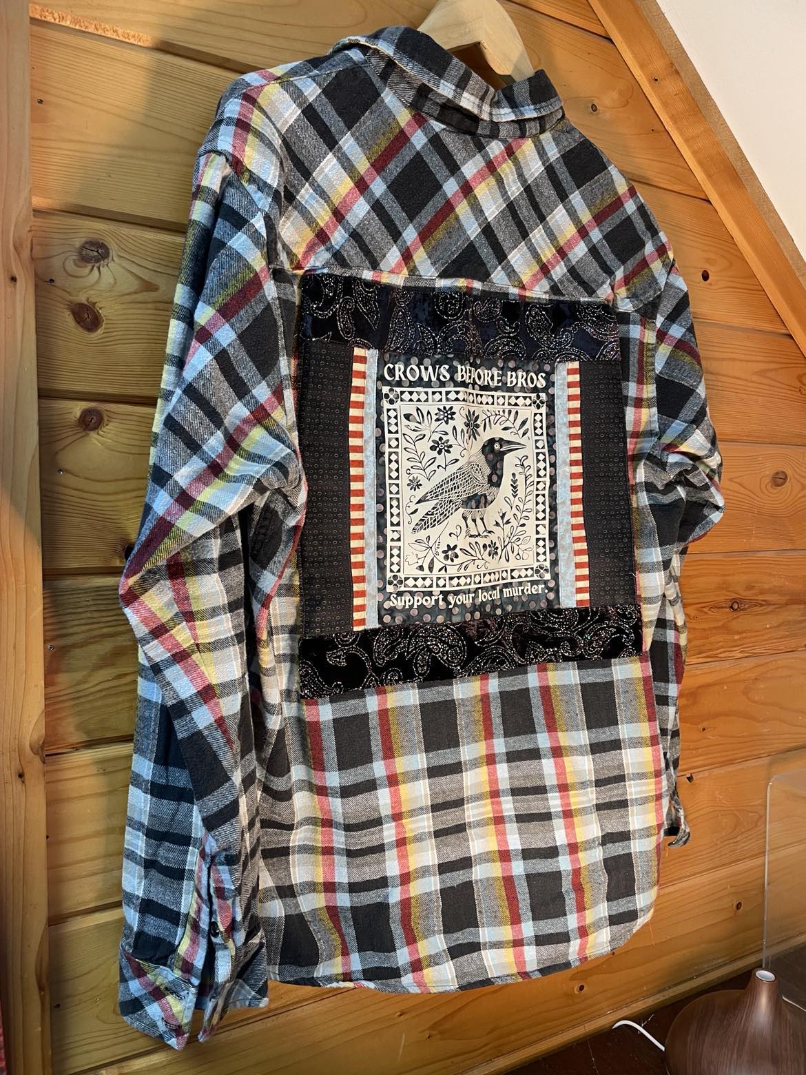 Crows Before Bros – Local Murder Support Squad Flannel
