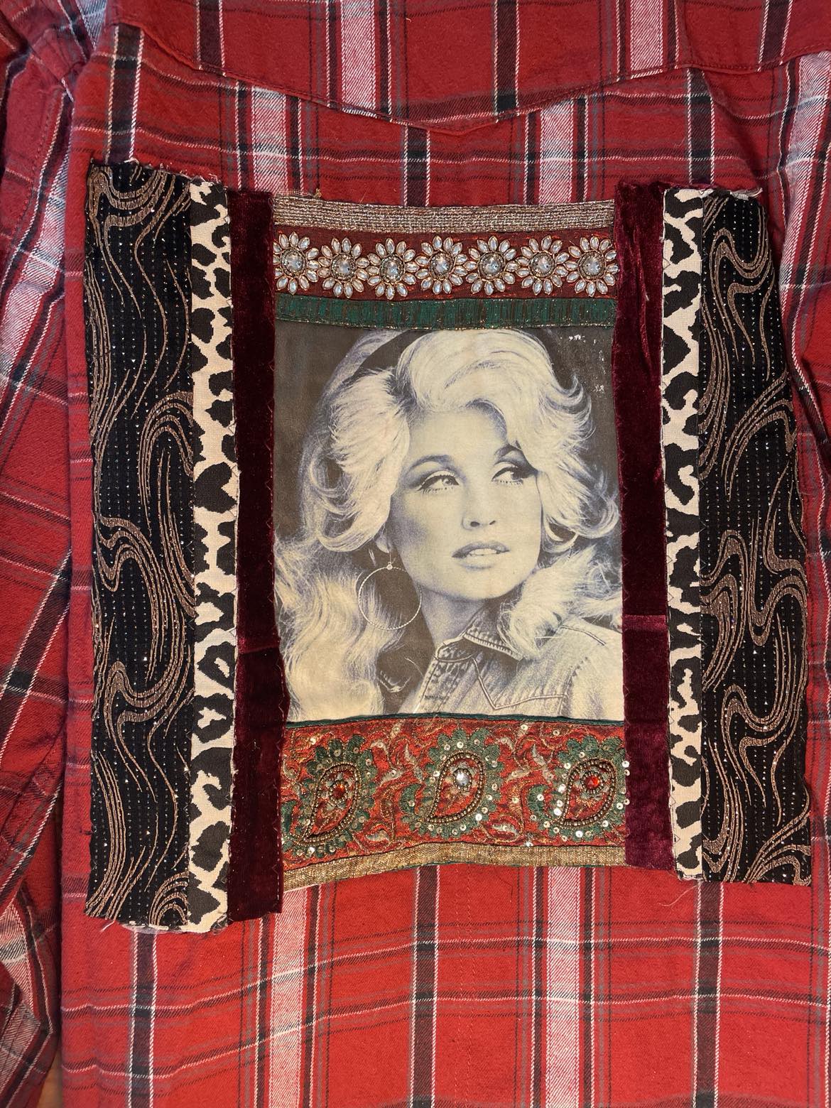 Dolly on the frontlines of fashion.
