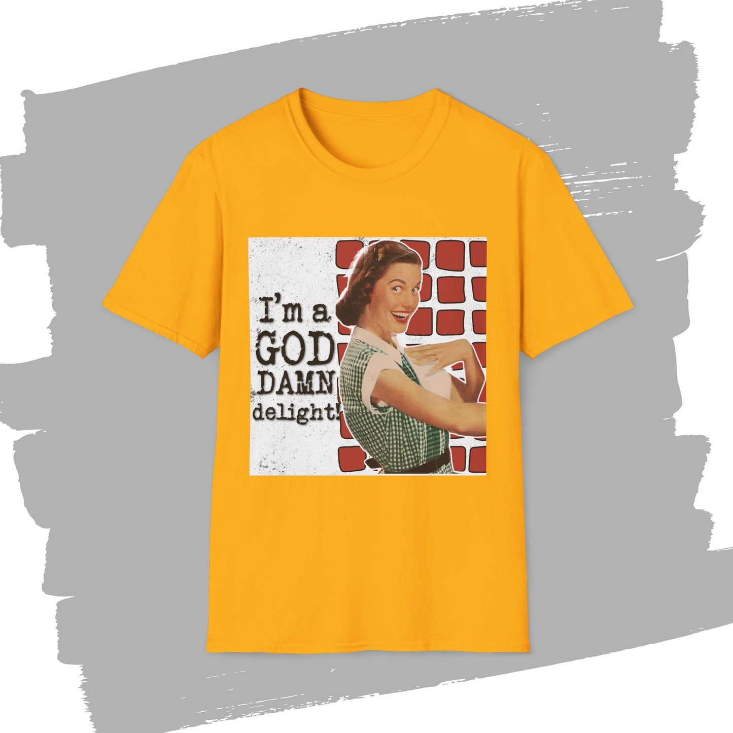 "GD delight" - Retro Humor T-Shirt -