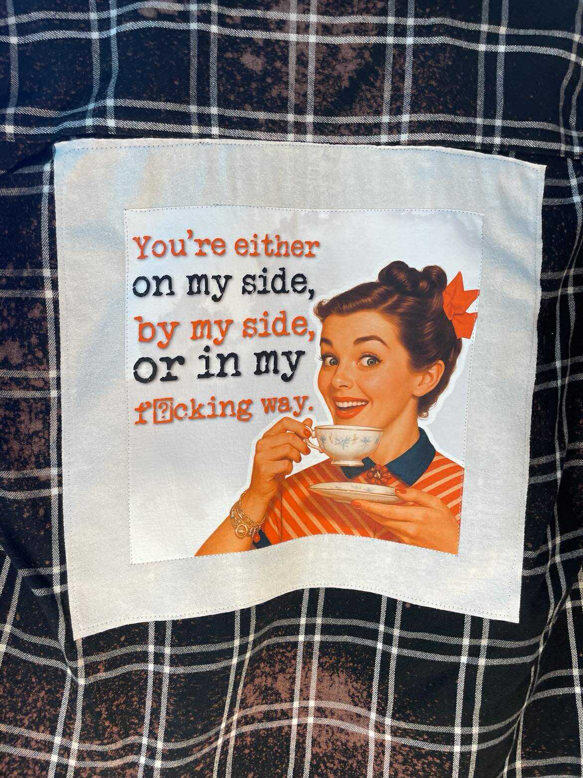 Get Outta My Way ‘Black Plaid’ Flannel