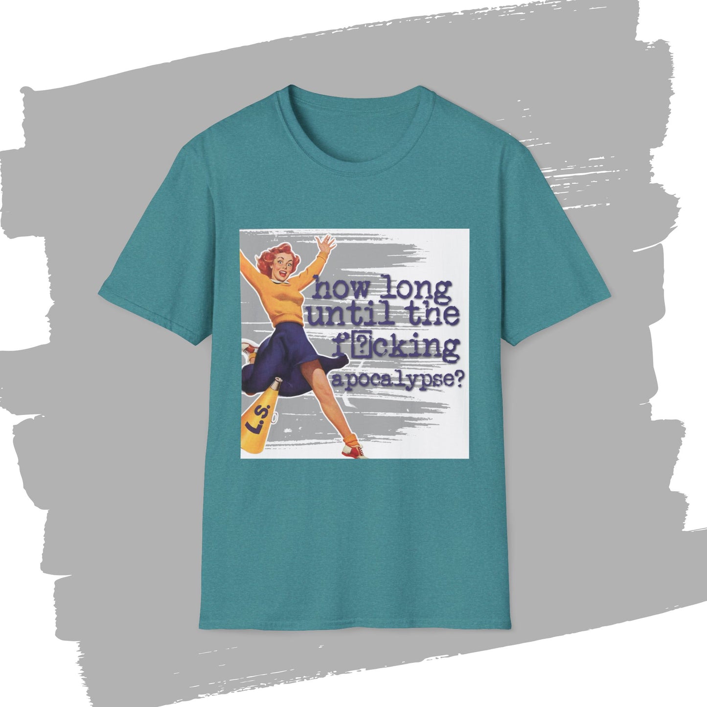 "How long?" - Retro Humor T-Shirt -