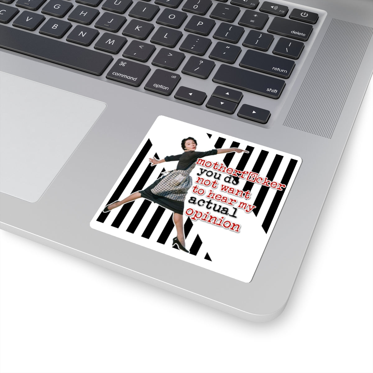 'my ACTUAL opinion' - Vintage Vibe Kiss-Cut Stickers