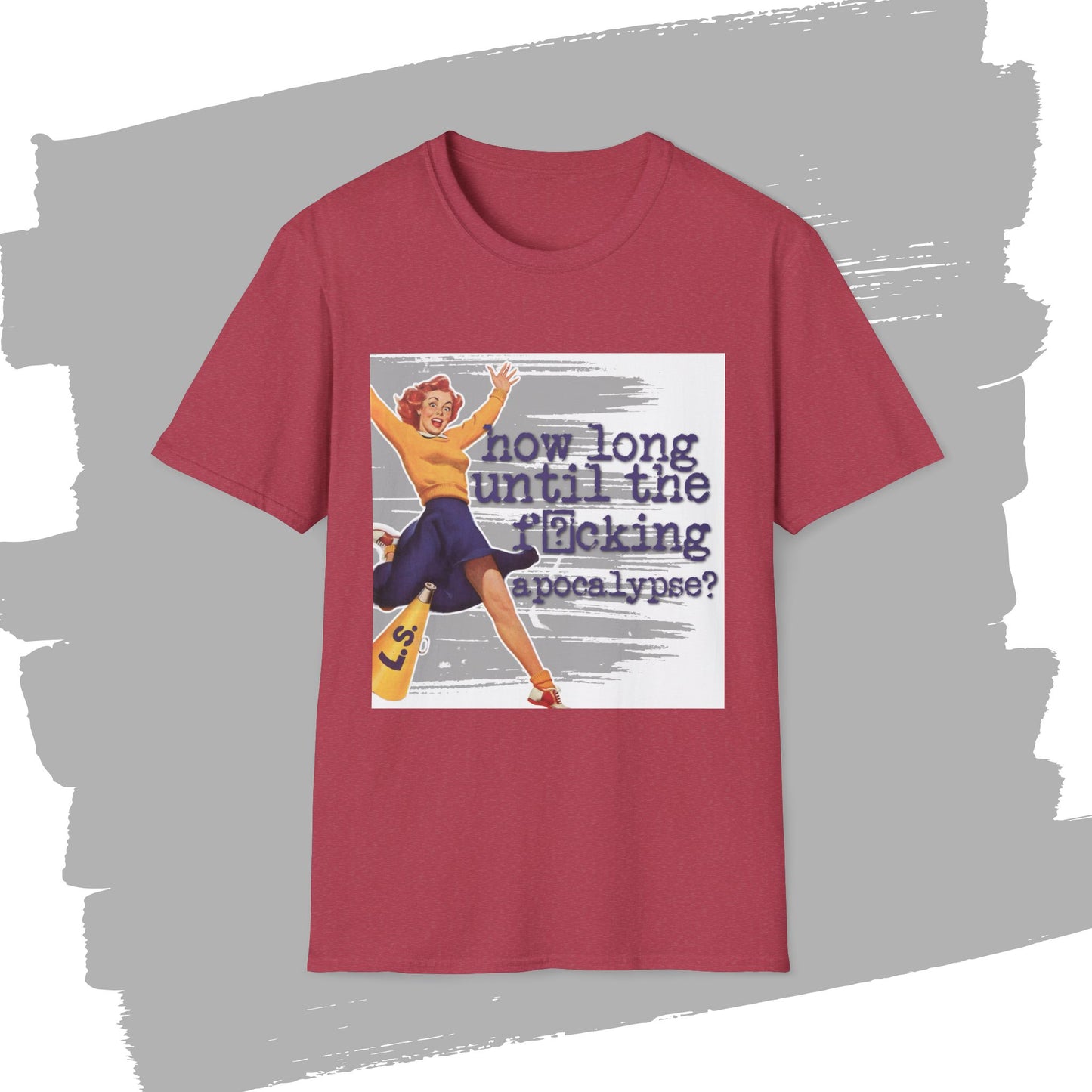 "How long?" - Retro Humor T-Shirt -