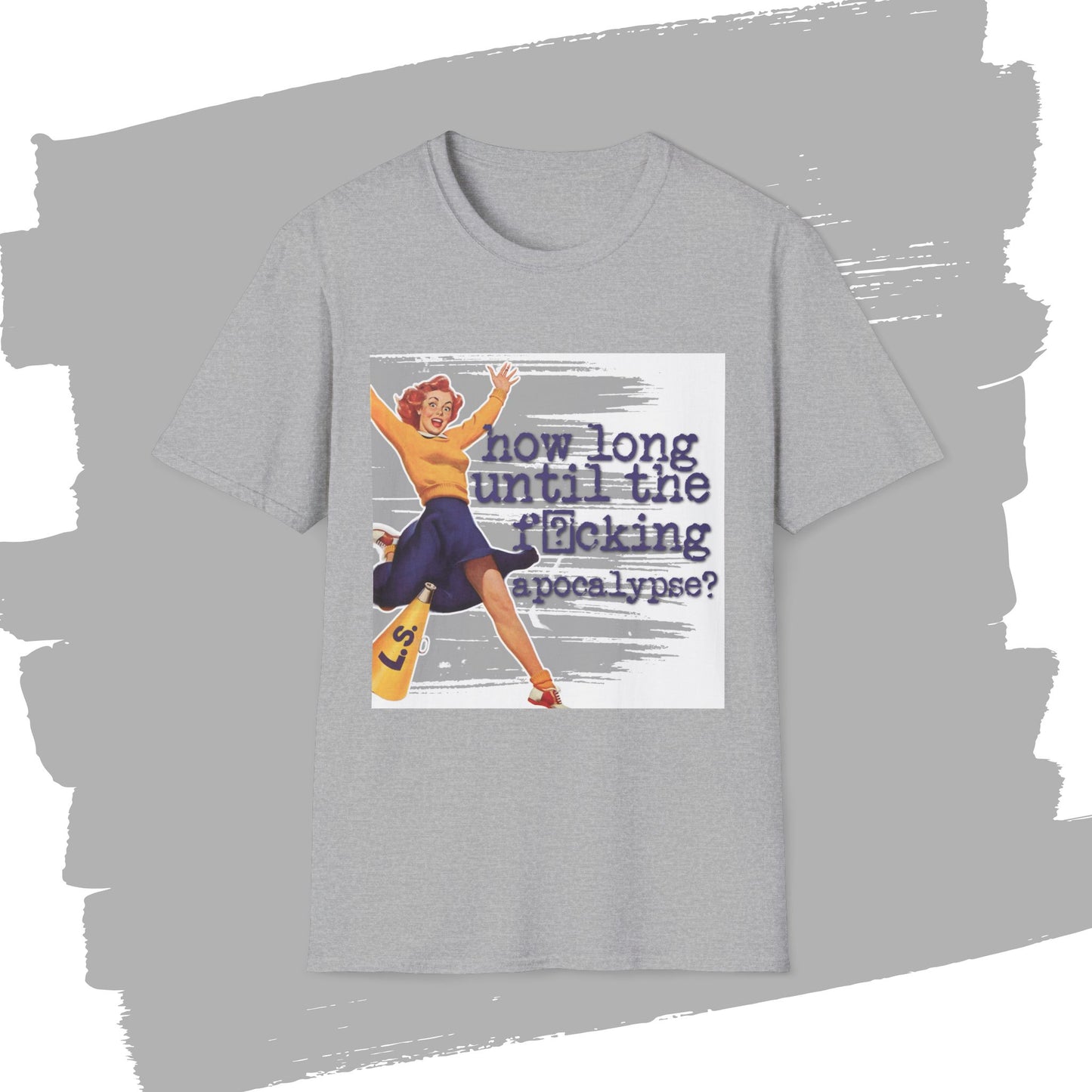 "How long?" - Retro Humor T-Shirt -
