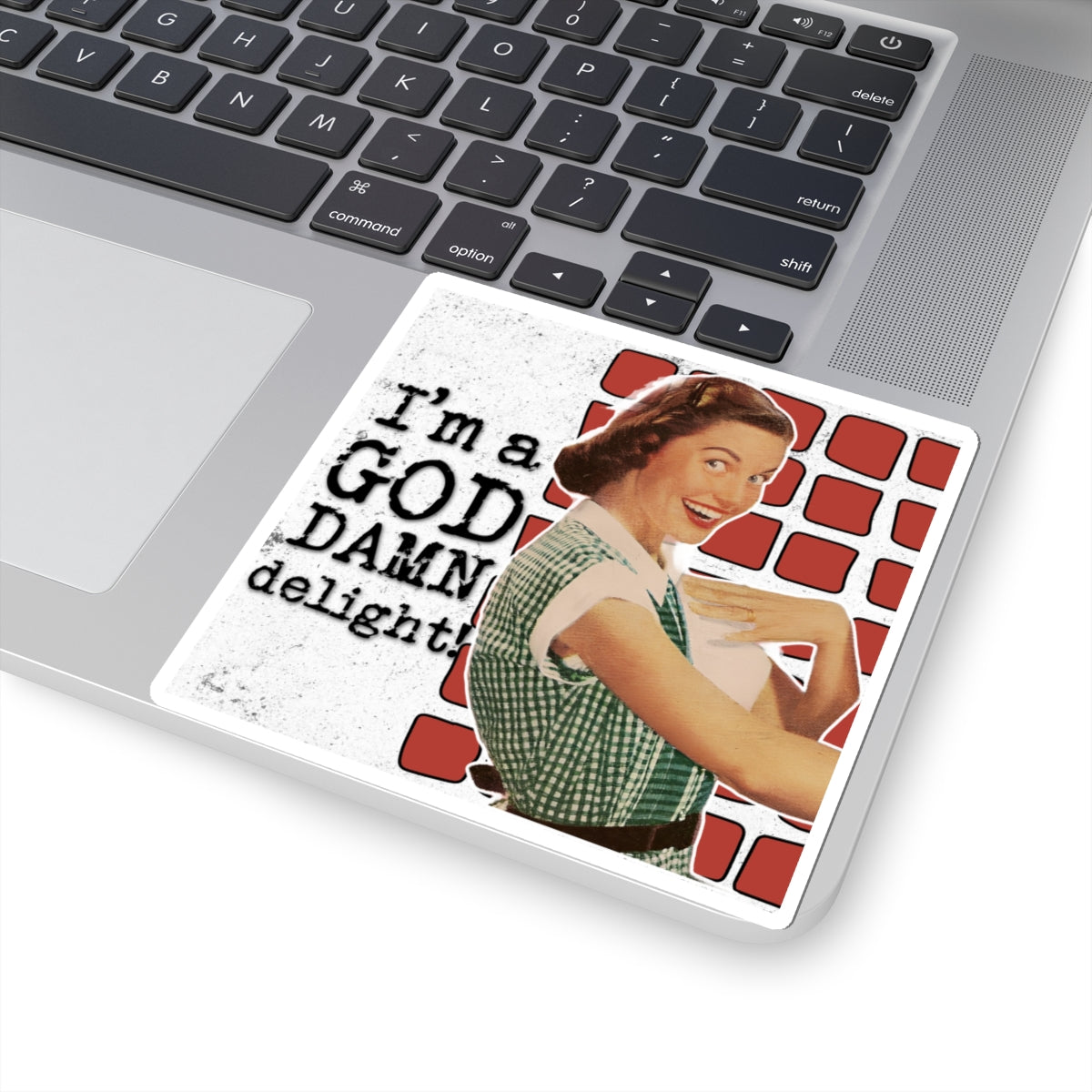 'GD delight' - Vintage Vibe Kiss-Cut Stickers