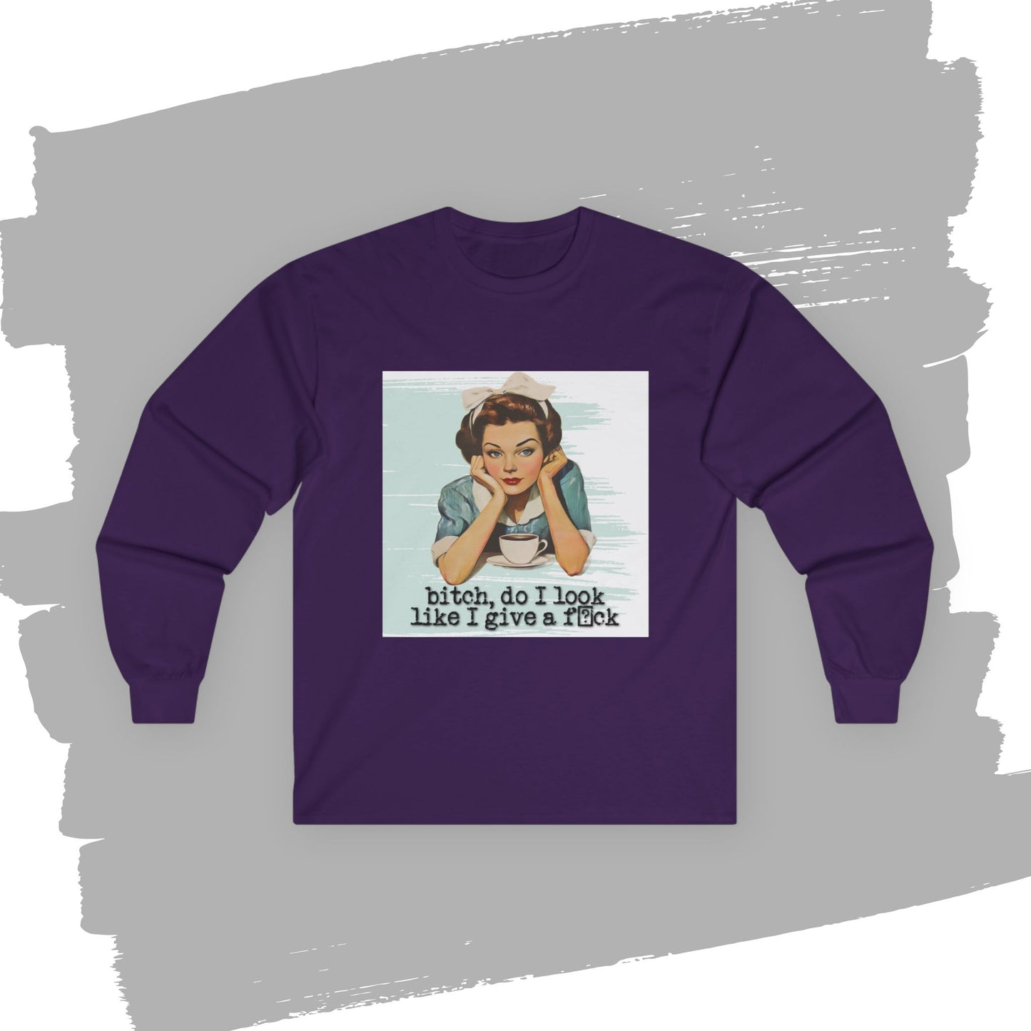 'do I look like' - Funny Retro Long Sleeve Tee -