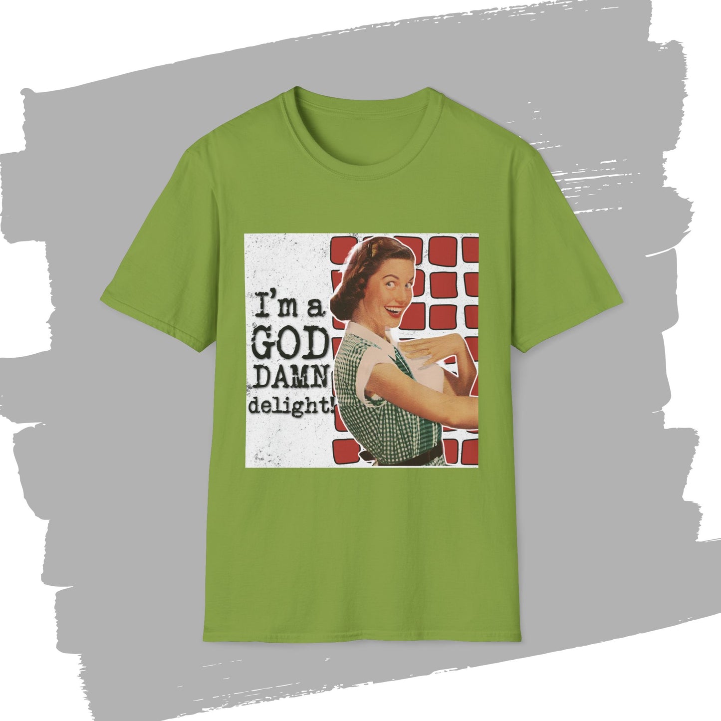 "GD delight" - Retro Humor T-Shirt -