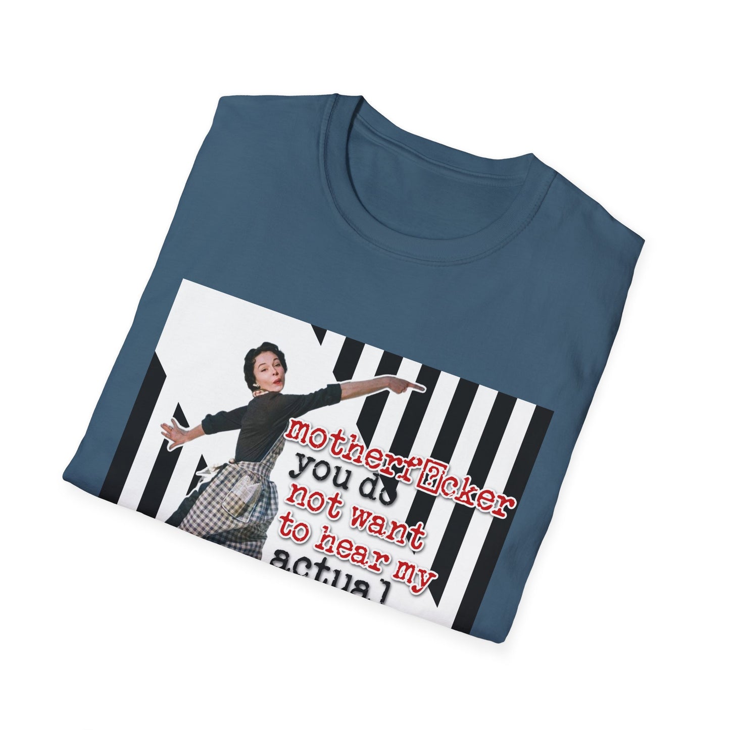 'my ACTUAL opinion' - Retro Humor T-Shirt -