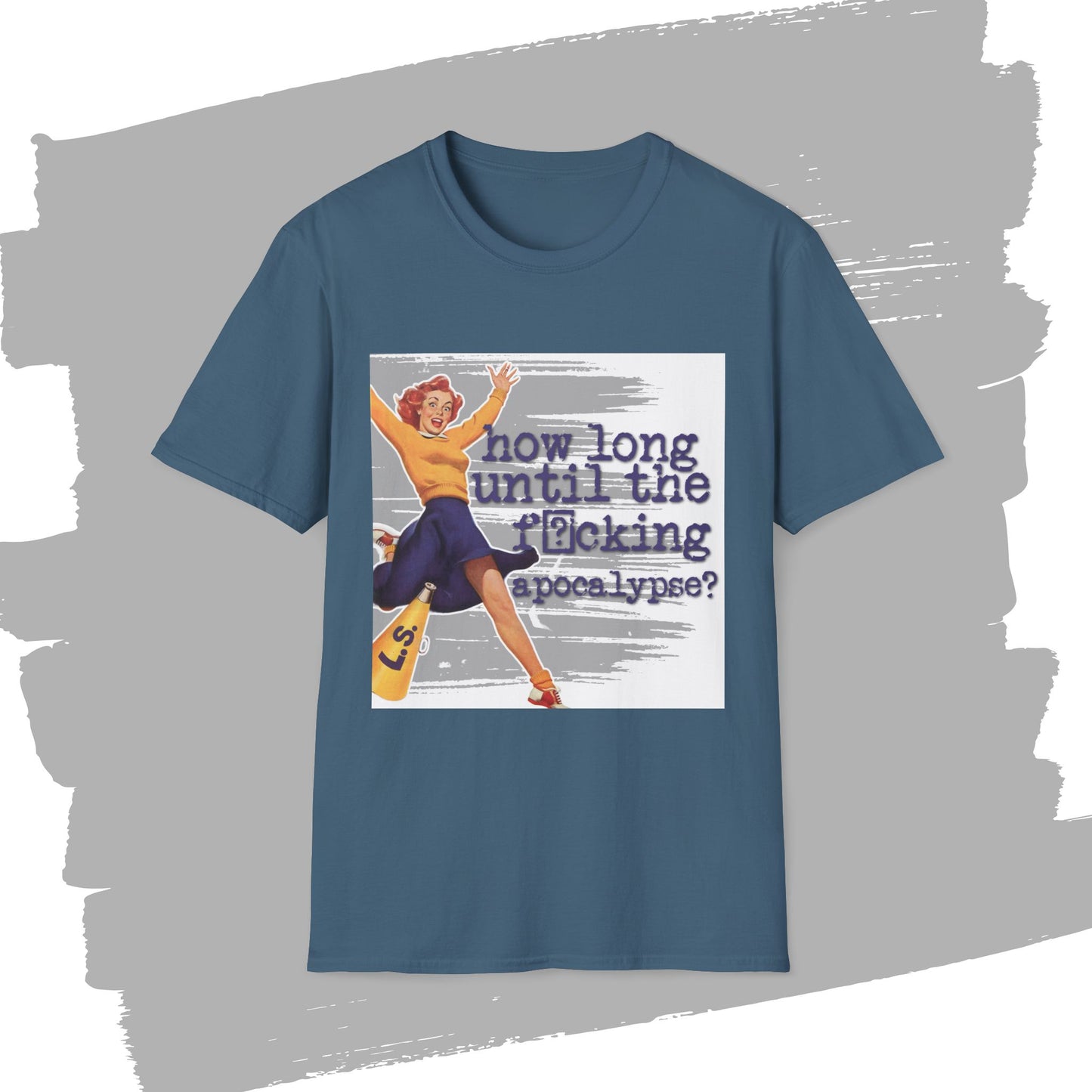 "How long?" - Retro Humor T-Shirt -