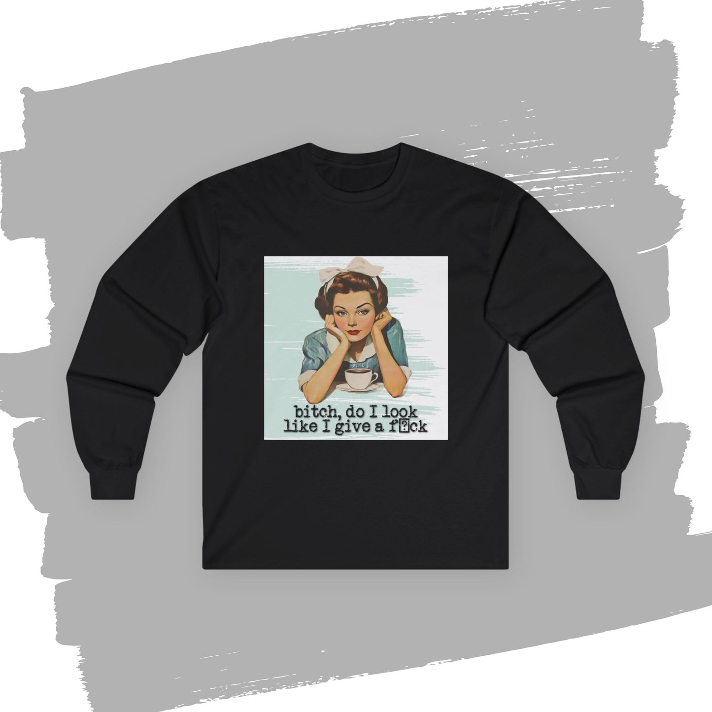 'do I look like' - Funny Retro Long Sleeve Tee -